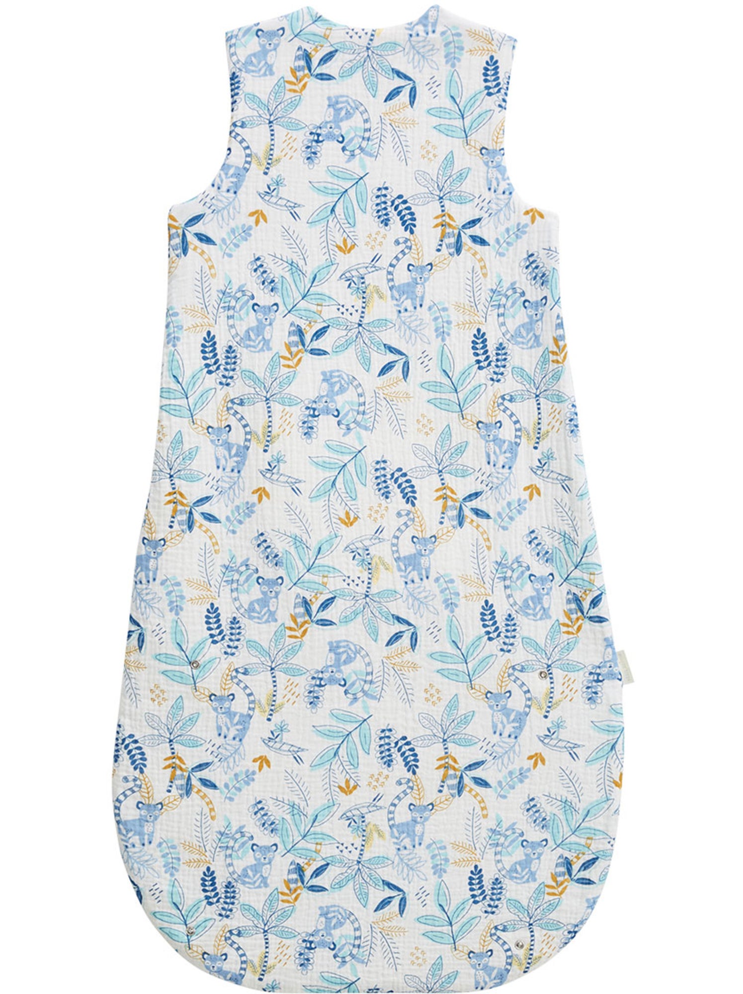 Gigoteuse d'été en gaze de coton gamboa - Bleu