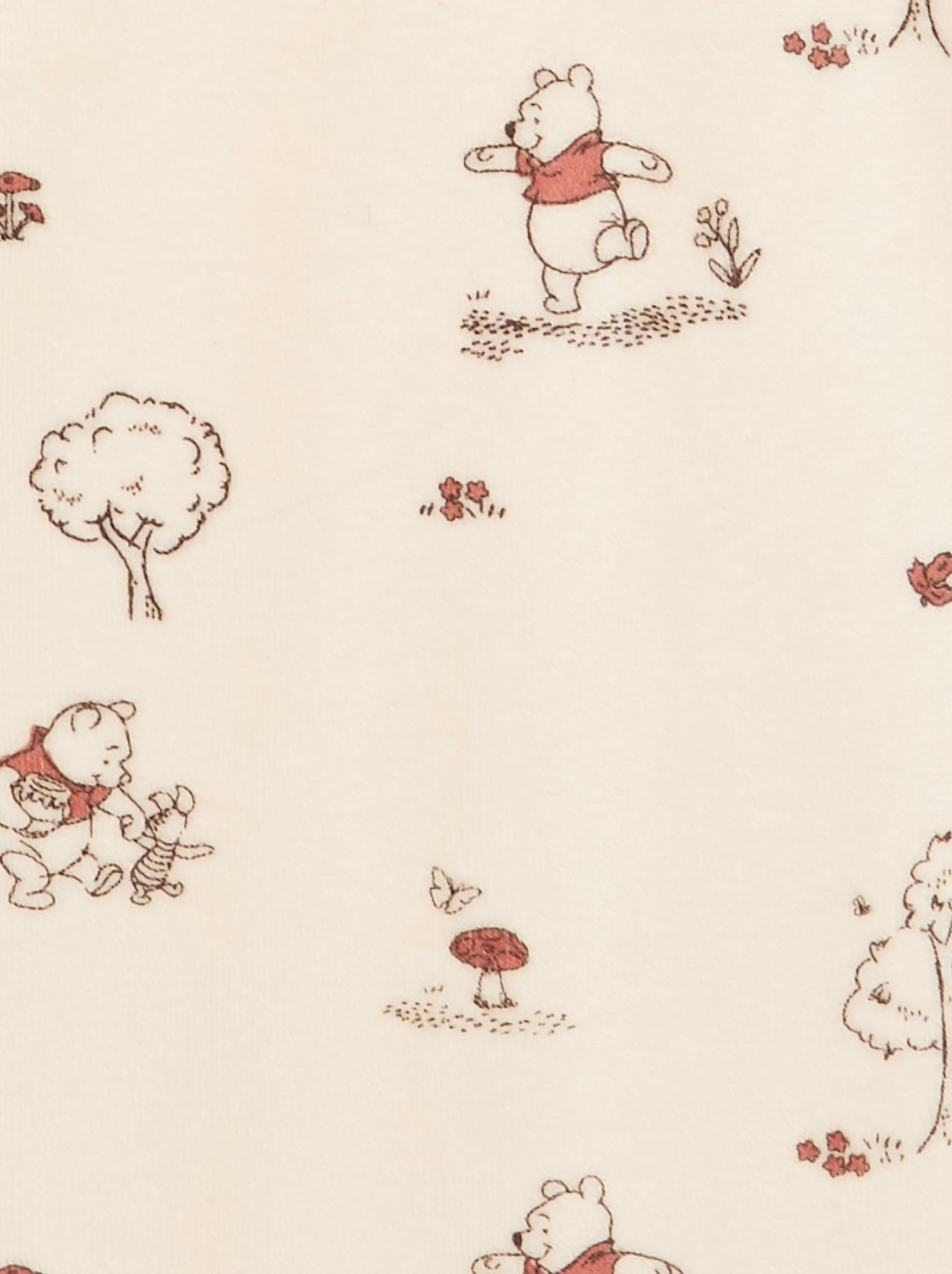Gigoteuse 'Disney' en velours - Blanc