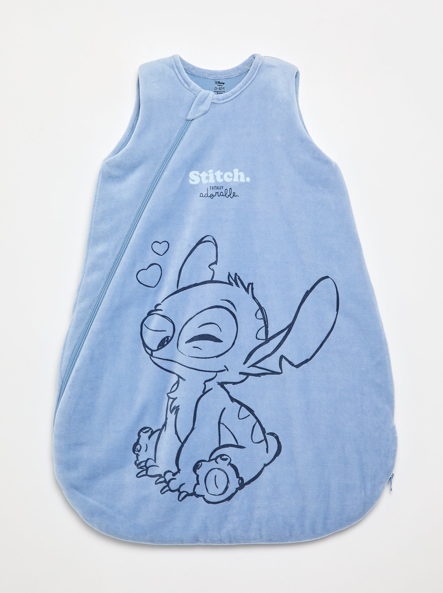 Gigoteuse 'Disney' en velours - Bleu