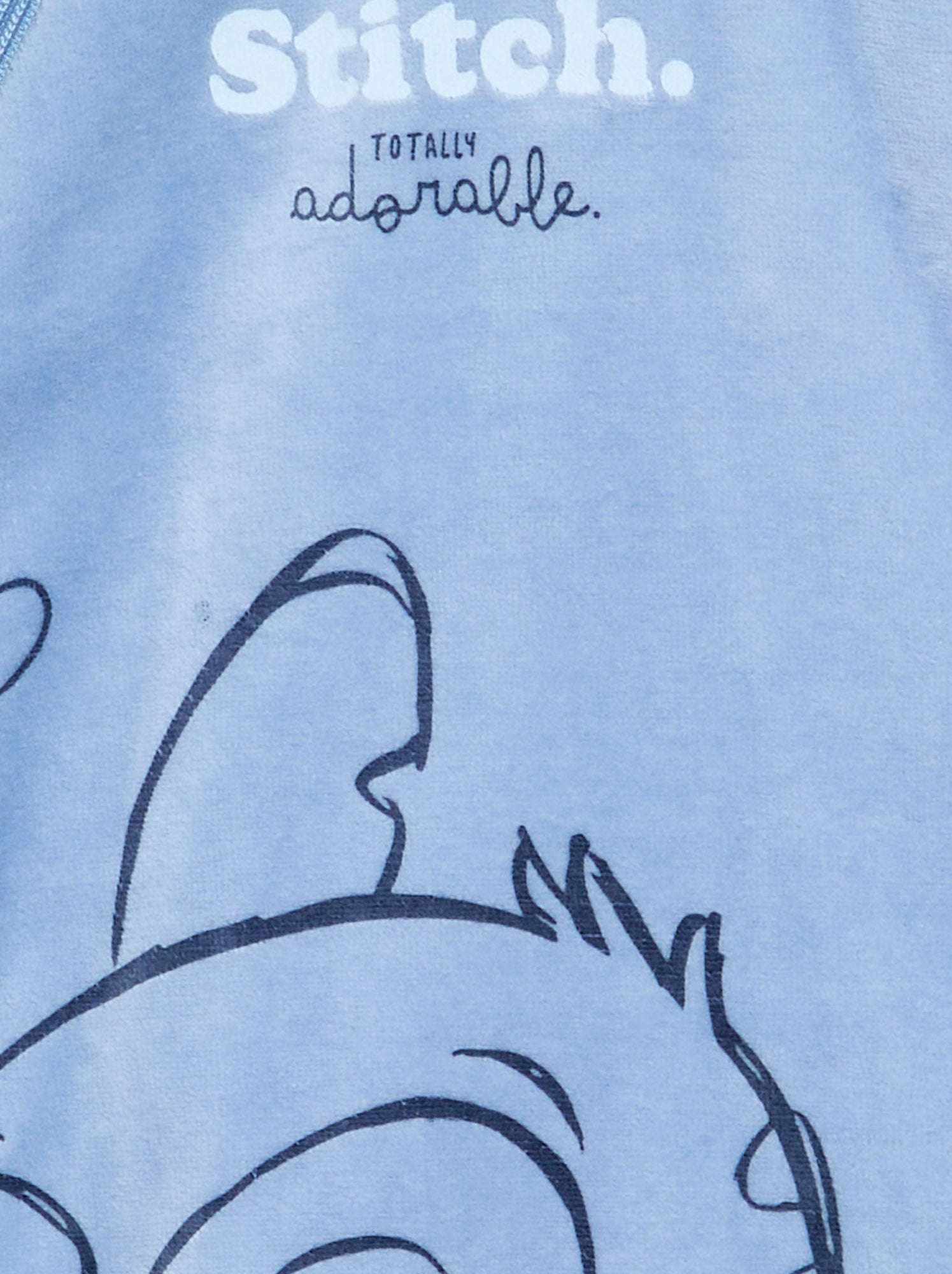 Gigoteuse 'Disney' en velours - Bleu