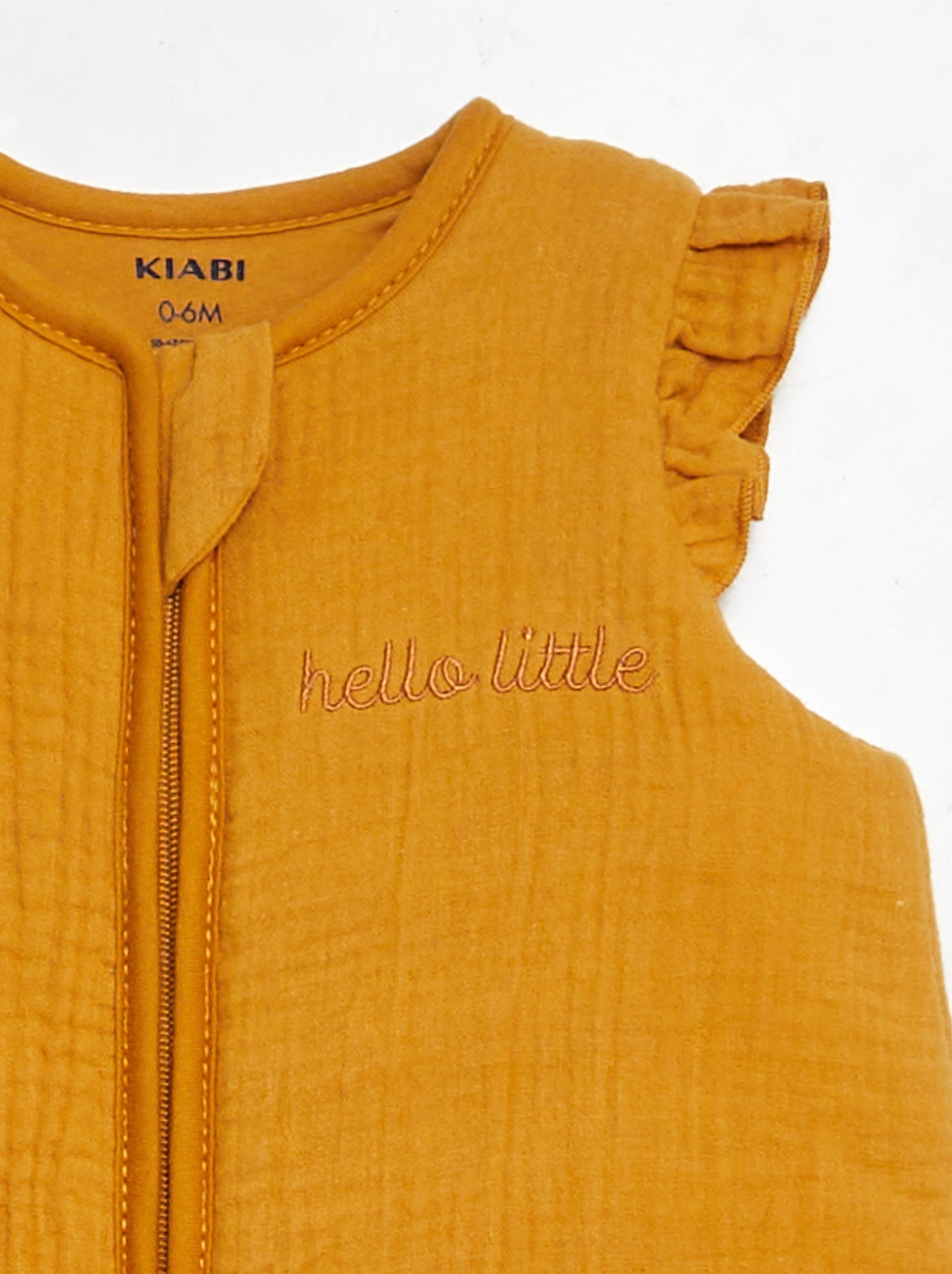 Gigoteuse double gaze de coton sans manches TOG 2 - JAUNE