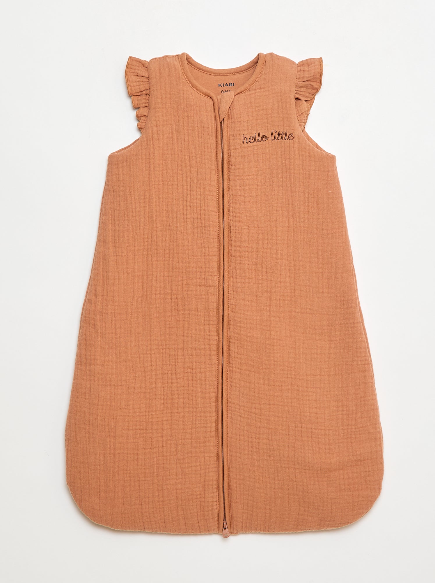 Gigoteuse double gaze de coton sans manches TOG 2 - Marron