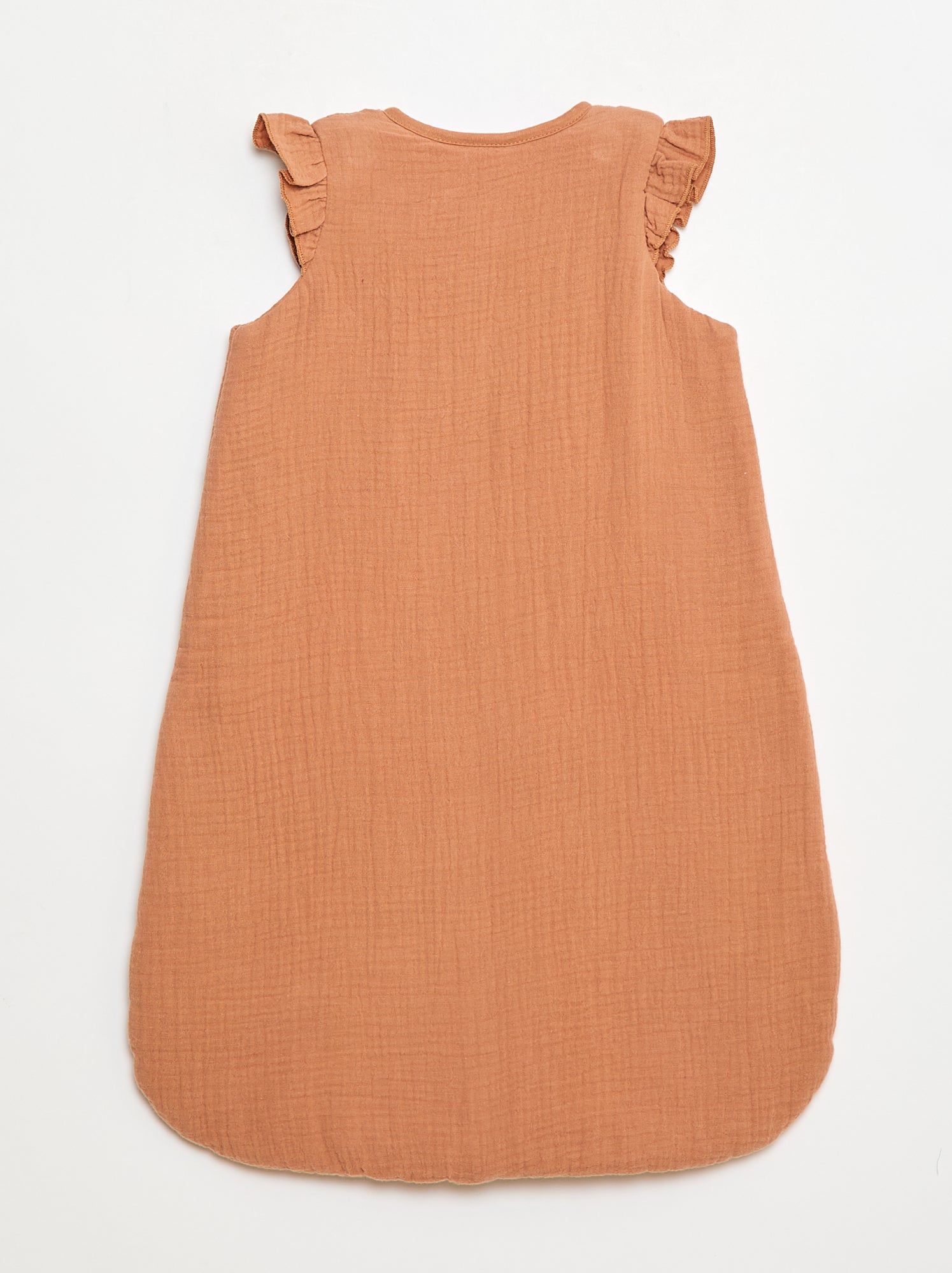 Gigoteuse double gaze de coton sans manches TOG 2 - Marron