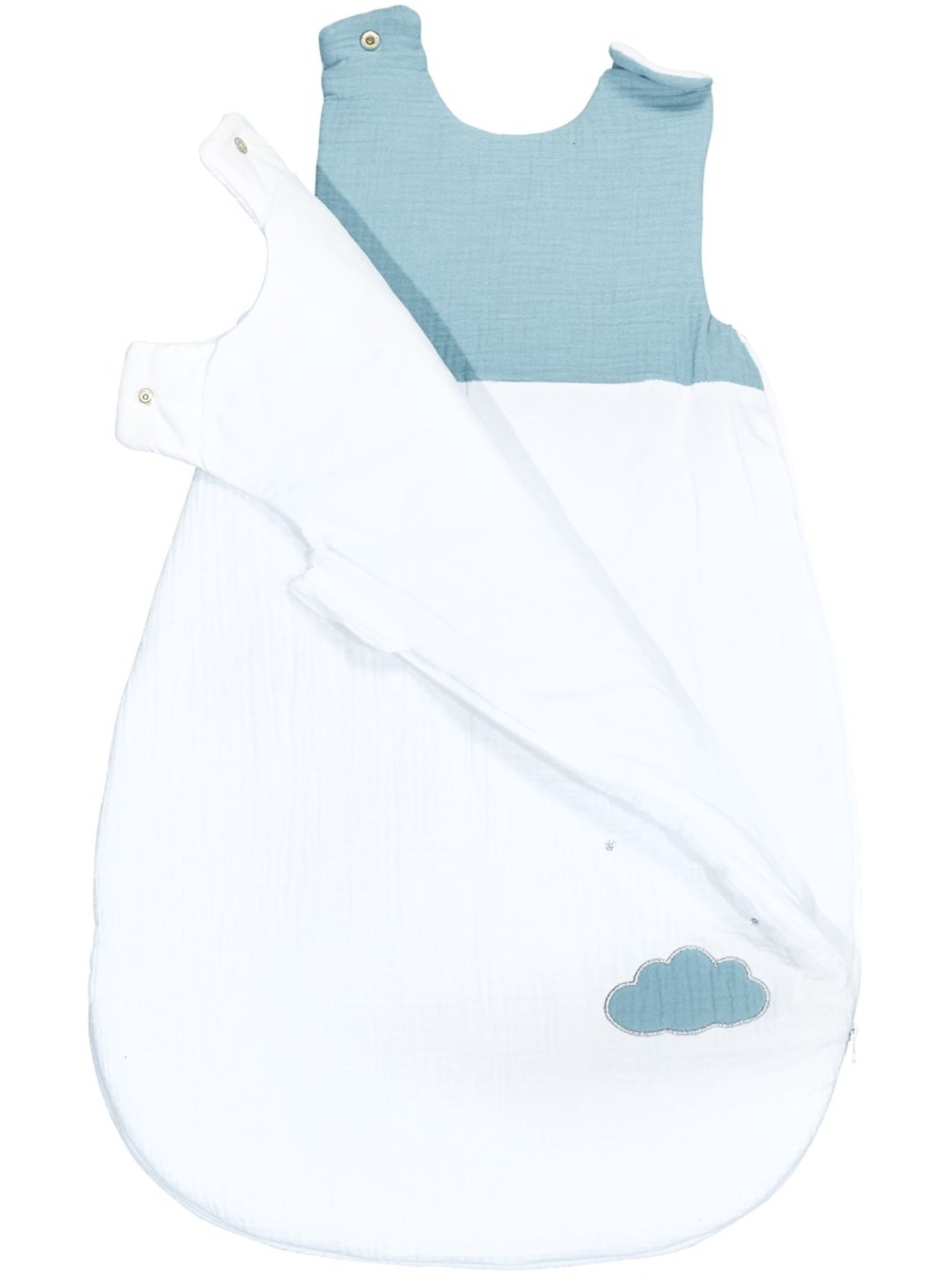 Gigoteuse en coton - SAUTHON - Blanc Bleu