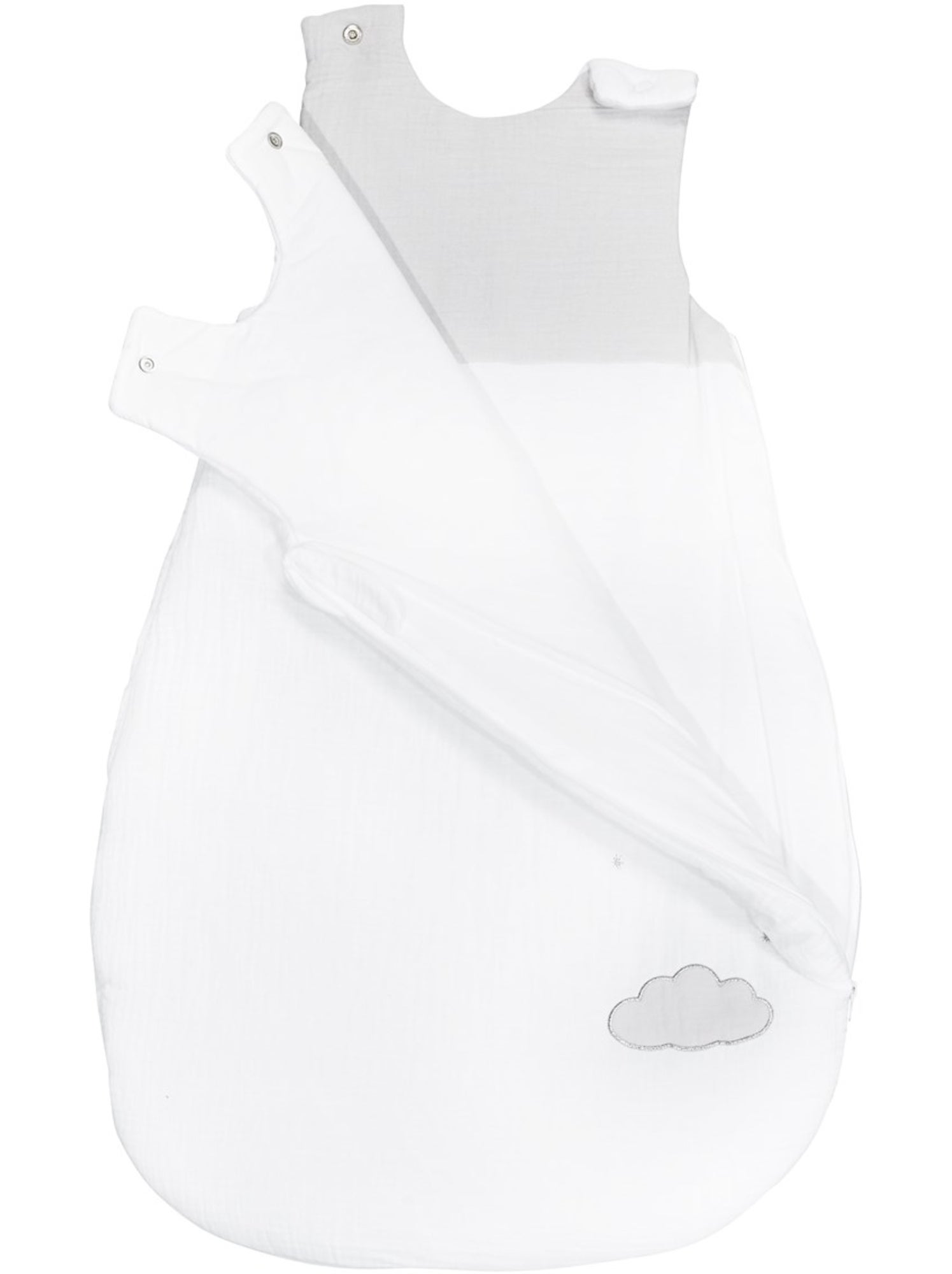 Gigoteuse en coton - SAUTHON - Blanc Gris