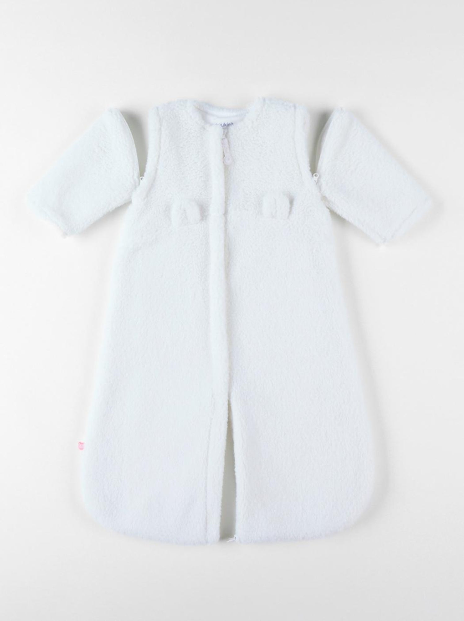 Gigoteuse en sherpa, 70cm Noukie's - Blanc
