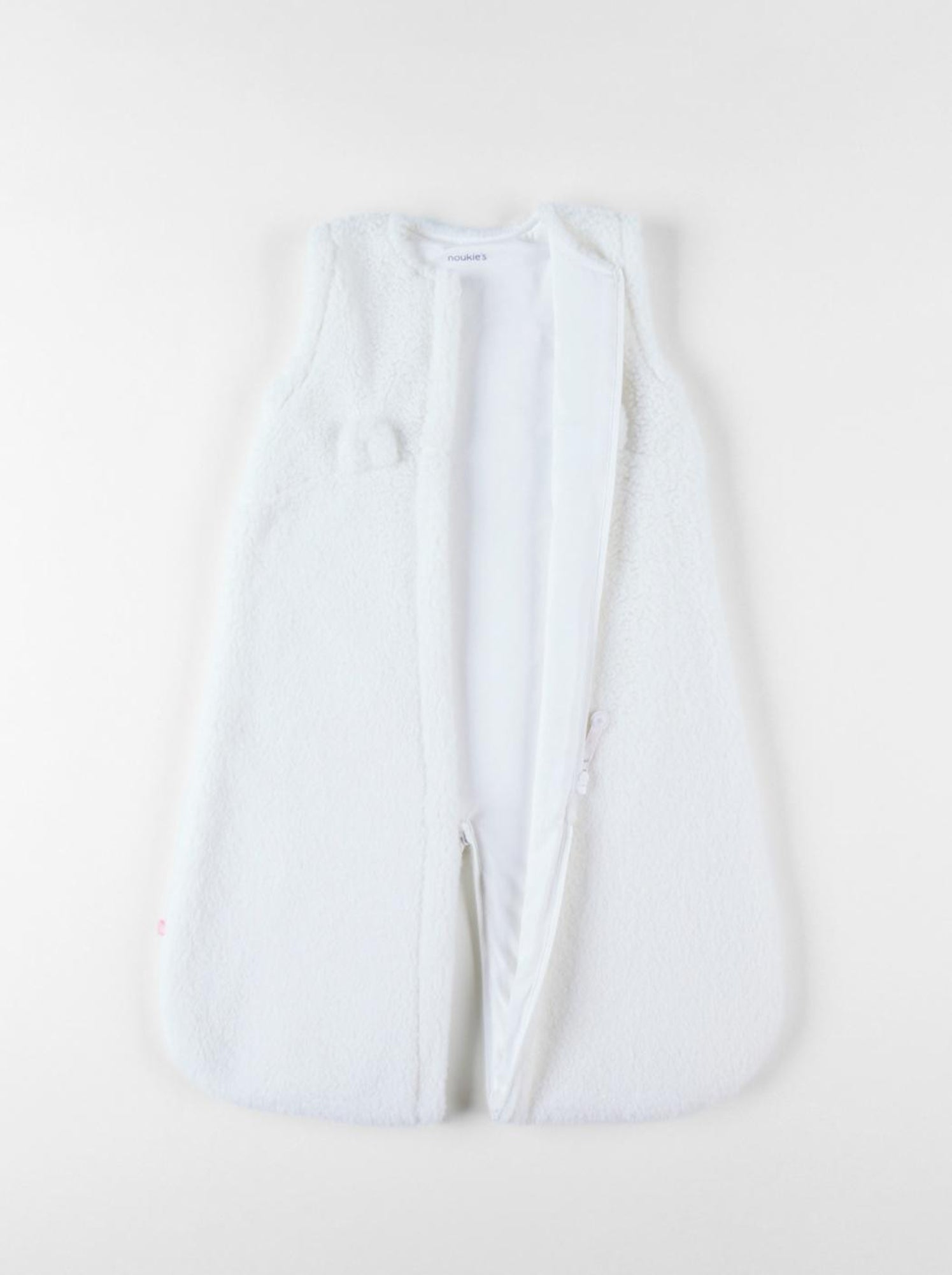 Gigoteuse en sherpa, 70cm Noukie's - Blanc