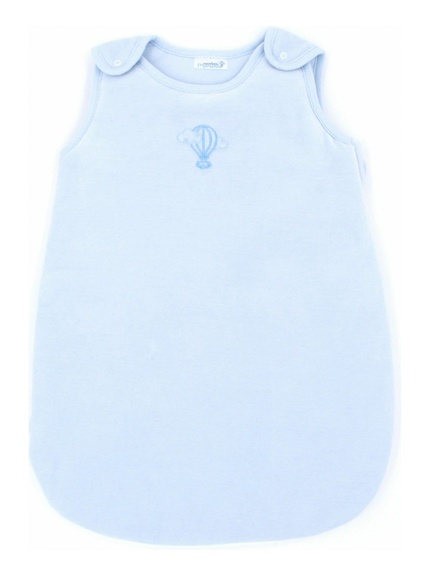 Gigoteuse Hiver en Velours 0-3 mois - TOG 2.5 - Coton bio - Bleu clair