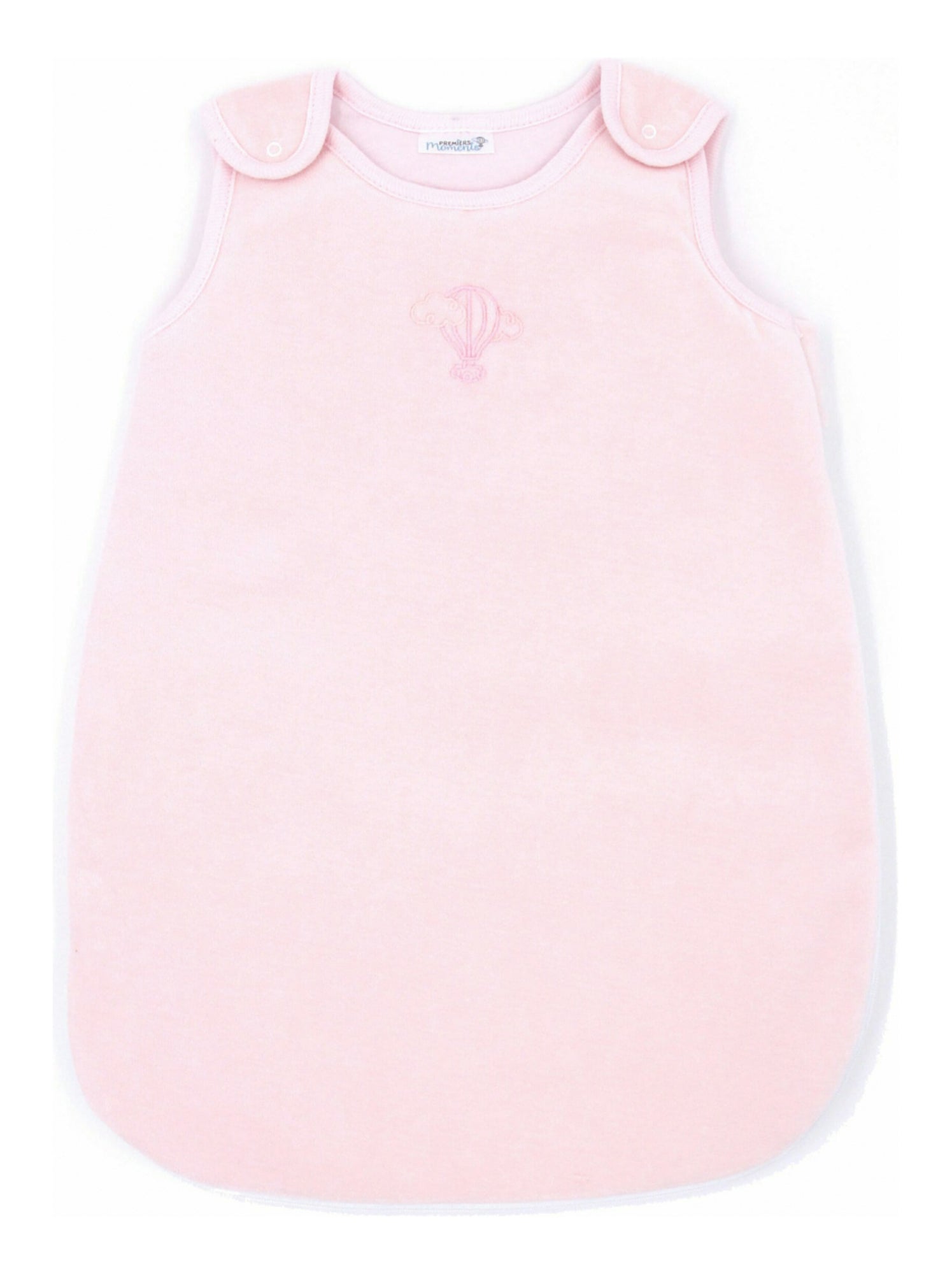 Gigoteuse Hiver en Velours 0-3 mois - TOG 2.5 - Coton bio - Rose clair
