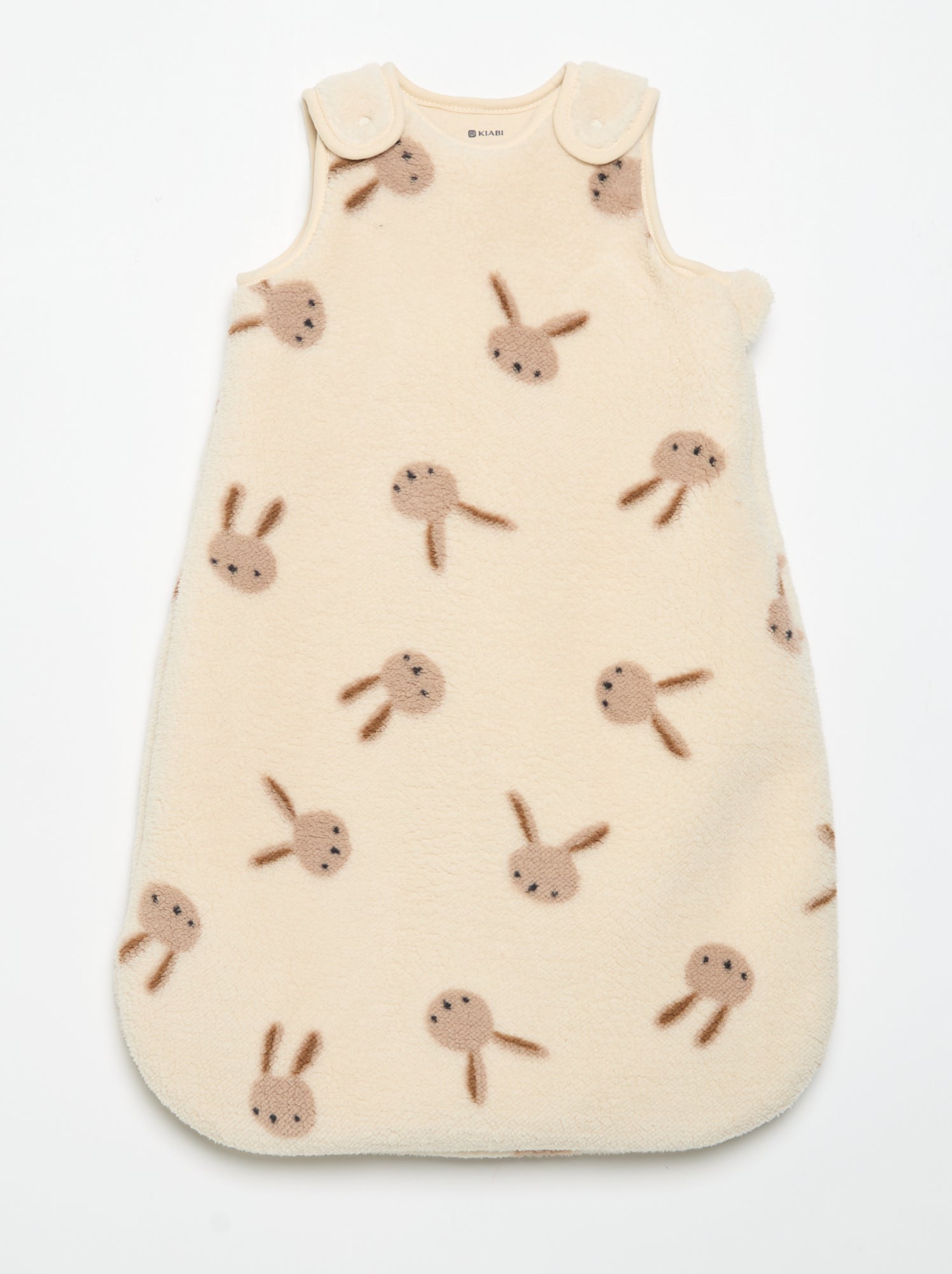 Gigoteuse imprimée sans manches - Beige