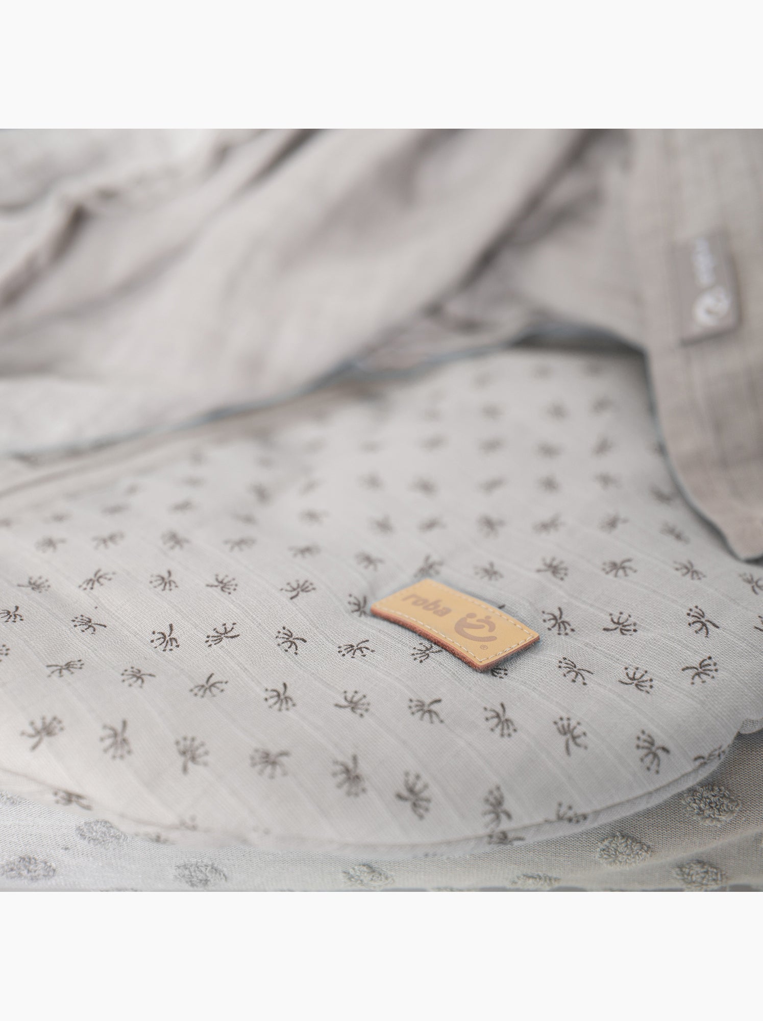 Gigoteuse sans manches en coton Bio 'Roba lil planet' - Gris clair