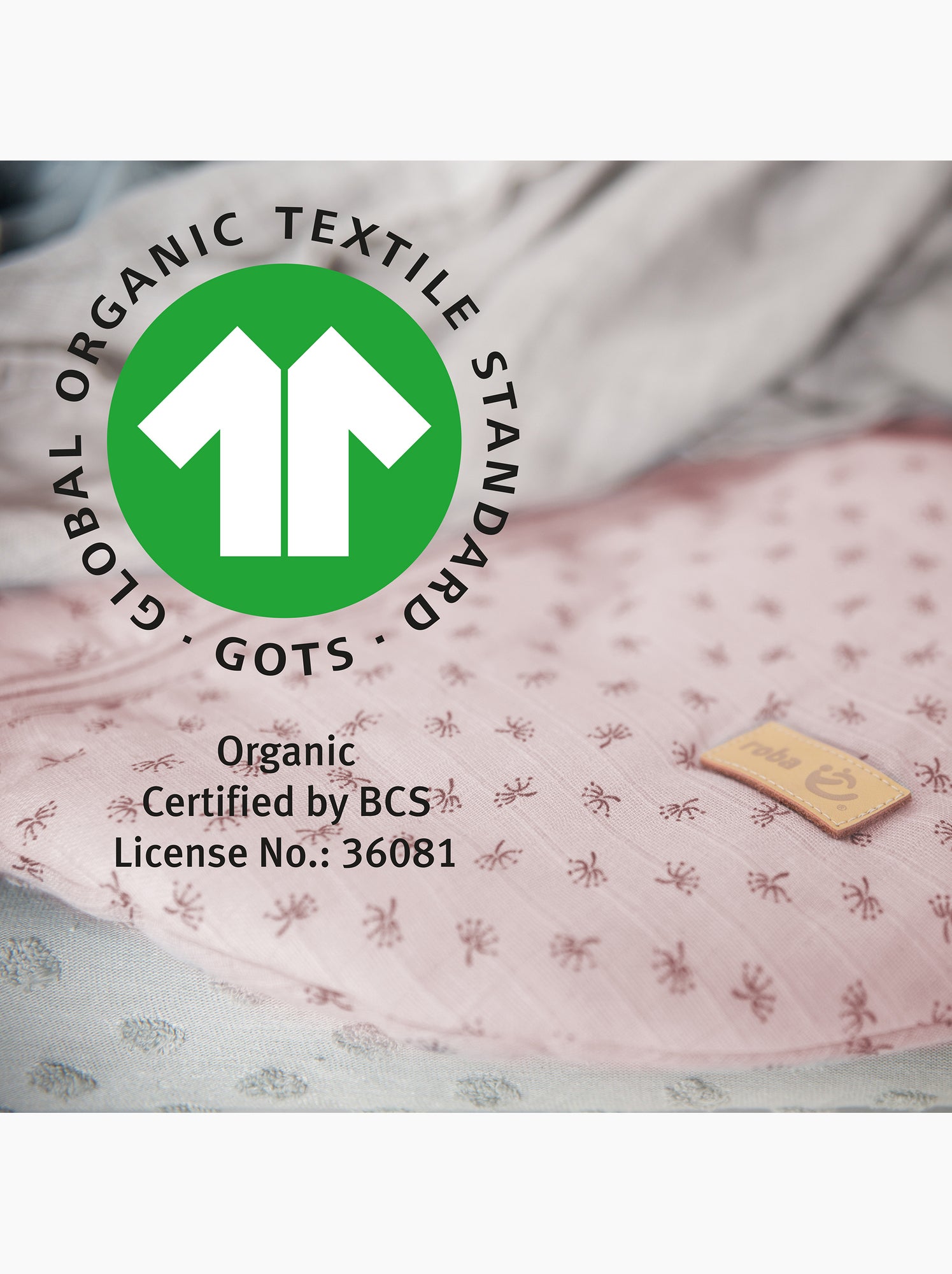 Gigoteuse sans manches en coton Bio 'Roba lil planet' - Rose