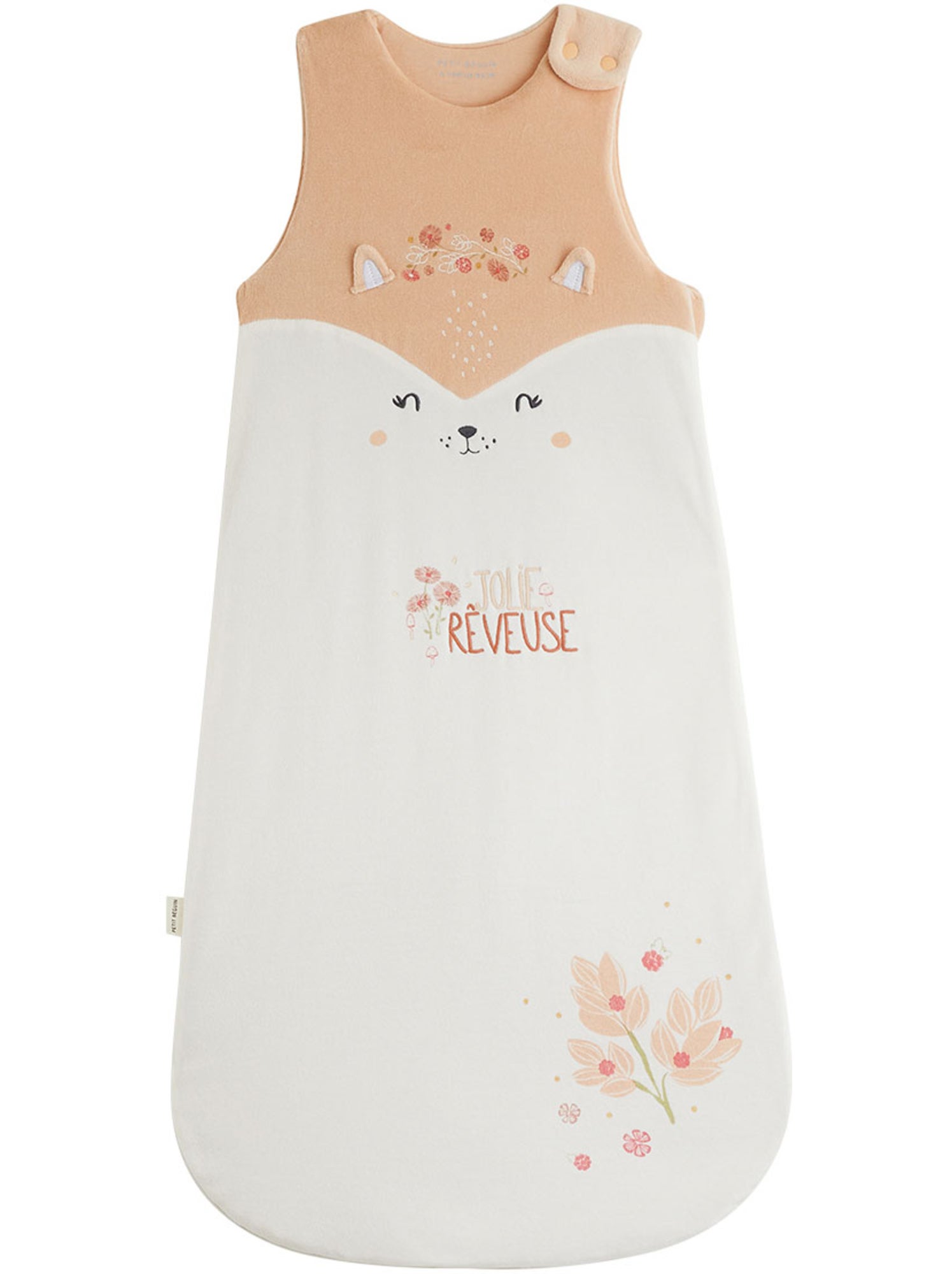 Gigoteuse tog2 en velours petite rêveuse - Ecru