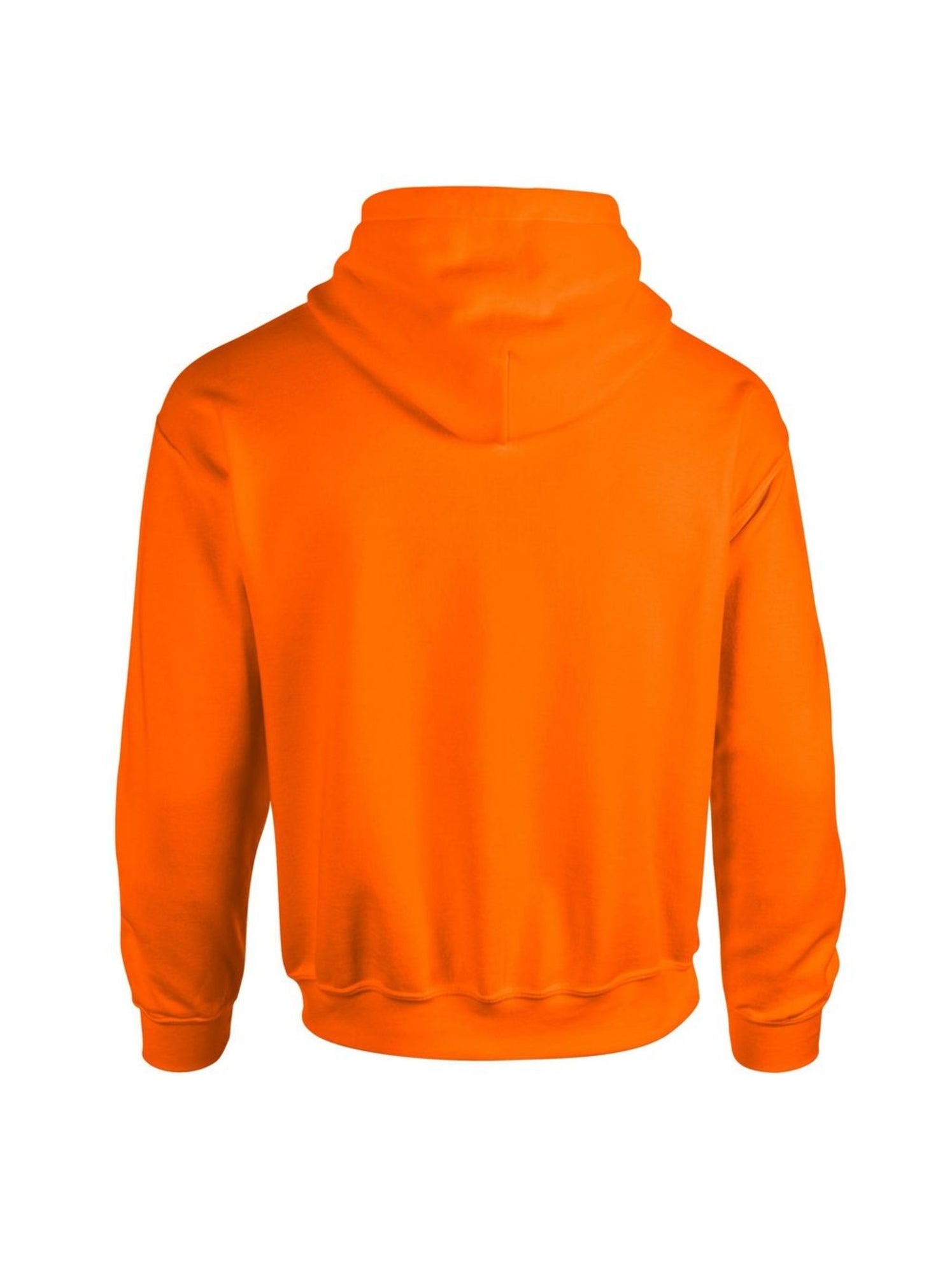 Gildan - Sweat à capuche - Noir/Orange fluo