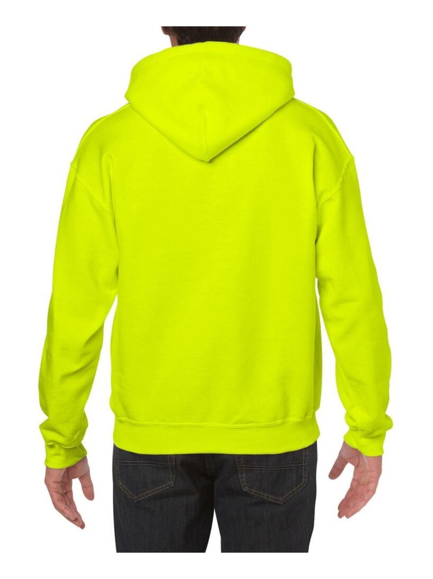 Gildan - Sweat à capuche - Vert fluo