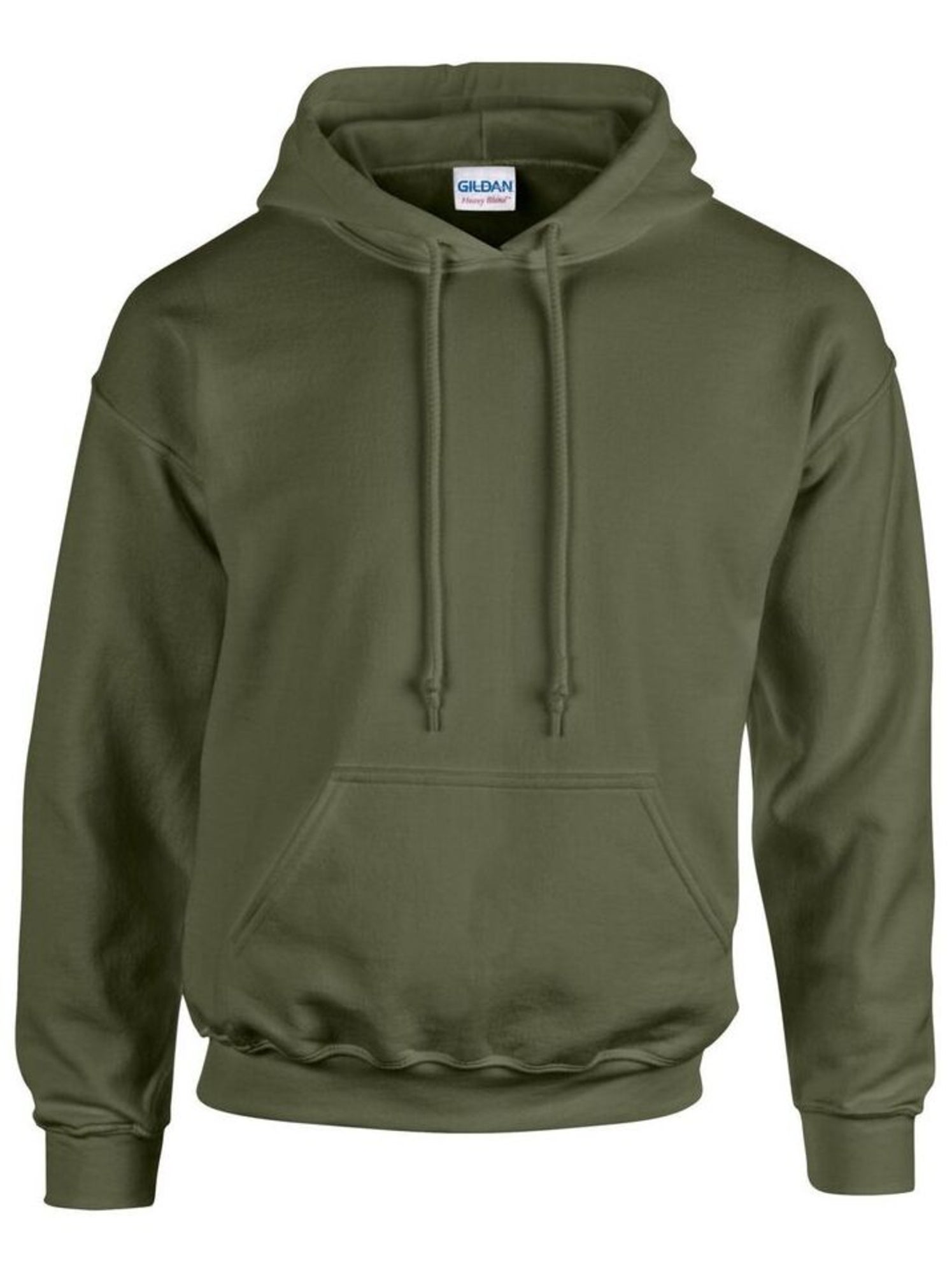 Gildan - Sweat à capuche - Vert kaki