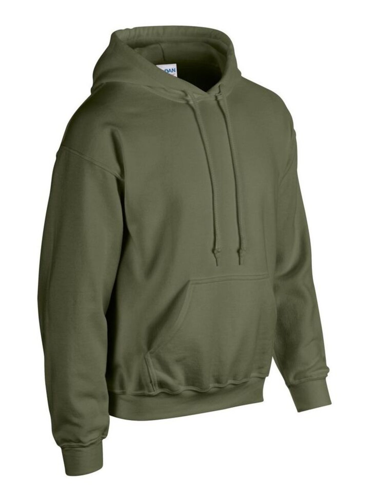 Gildan - Sweat à capuche - Vert kaki