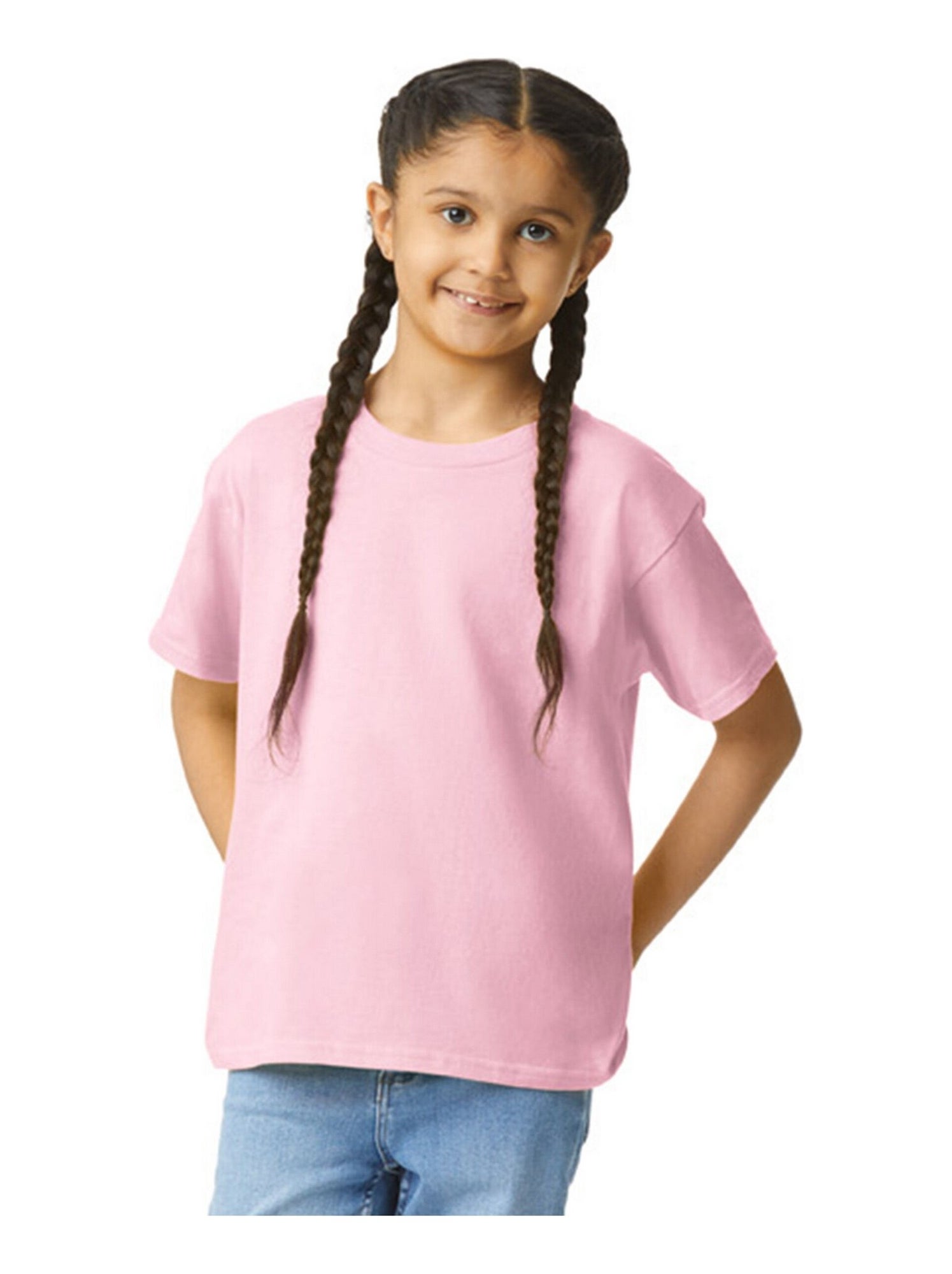Gildan - T-shirt - Rose clair