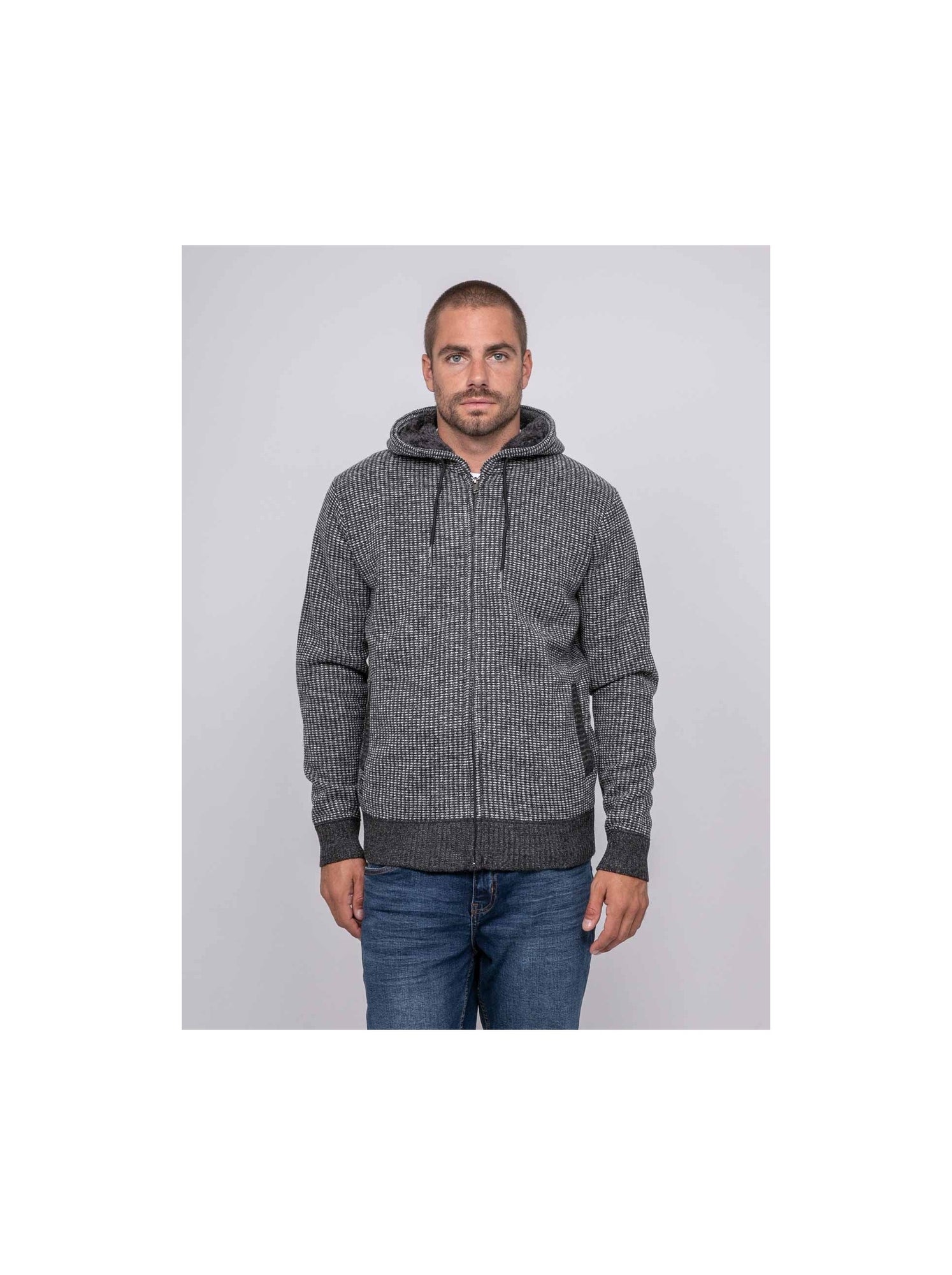 Gilet  à capuche LITEDDY - gris anthracite