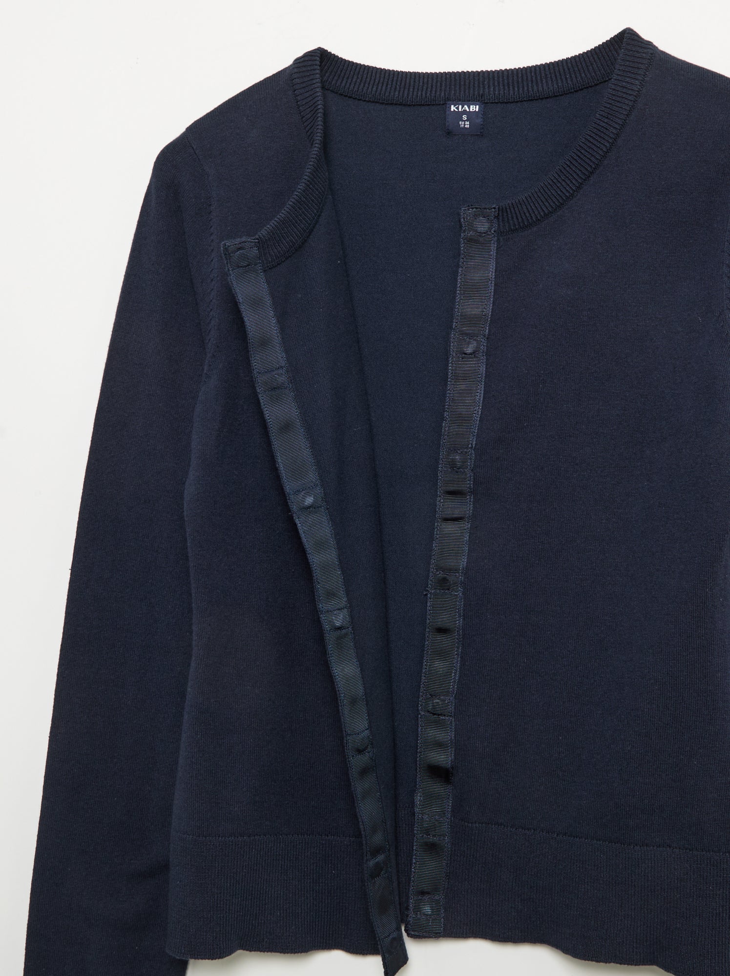 Gilet basique -  Facile à enfiler - Bleu marine