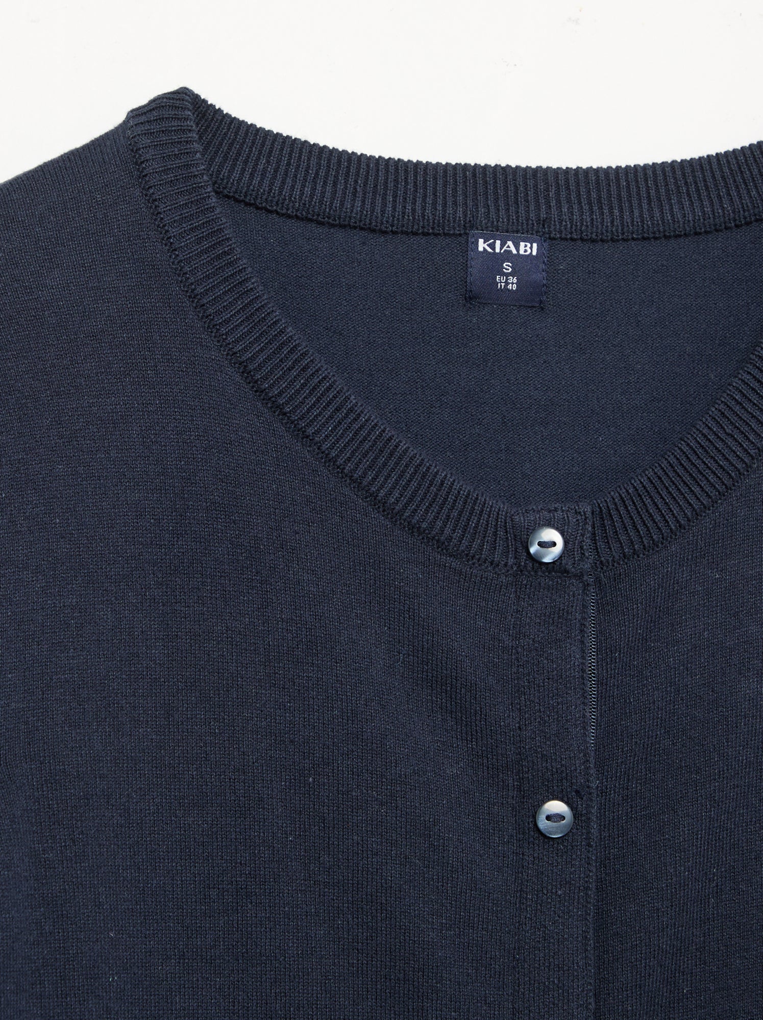 Gilet basique -  Facile à enfiler - Bleu marine