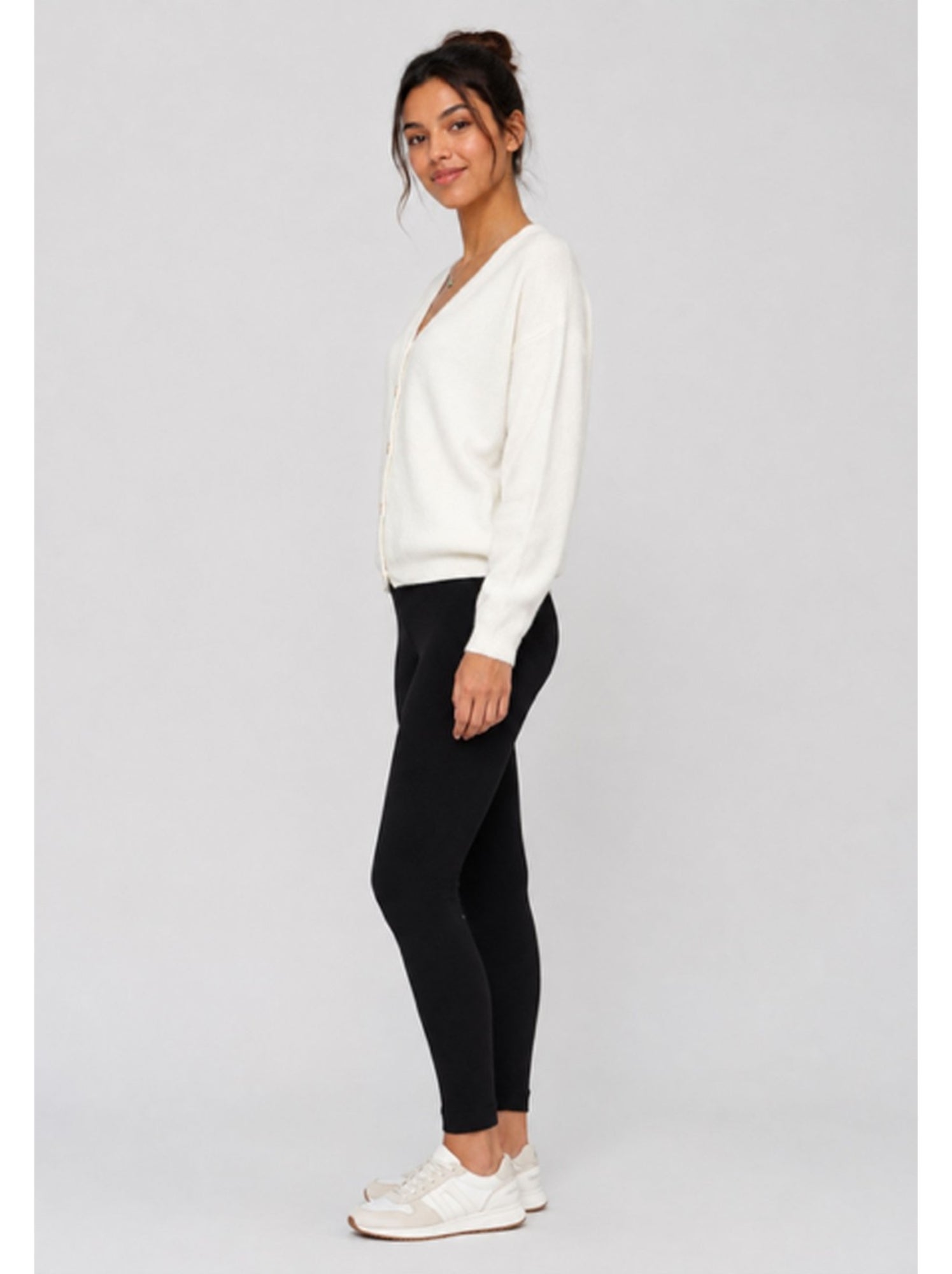 Gilet cardigan kebello - Blanc