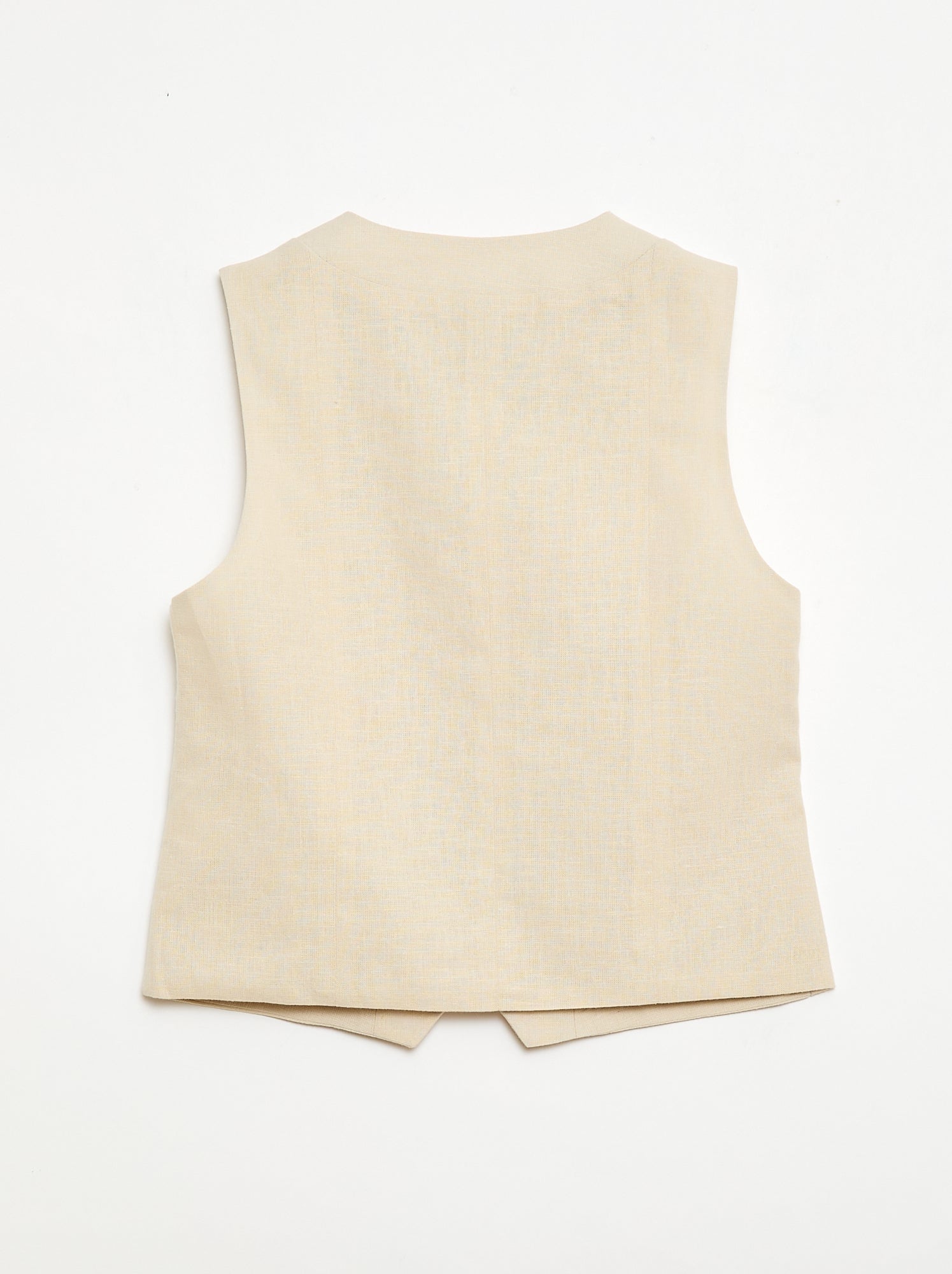 Gilet de costume sans manches - Beige