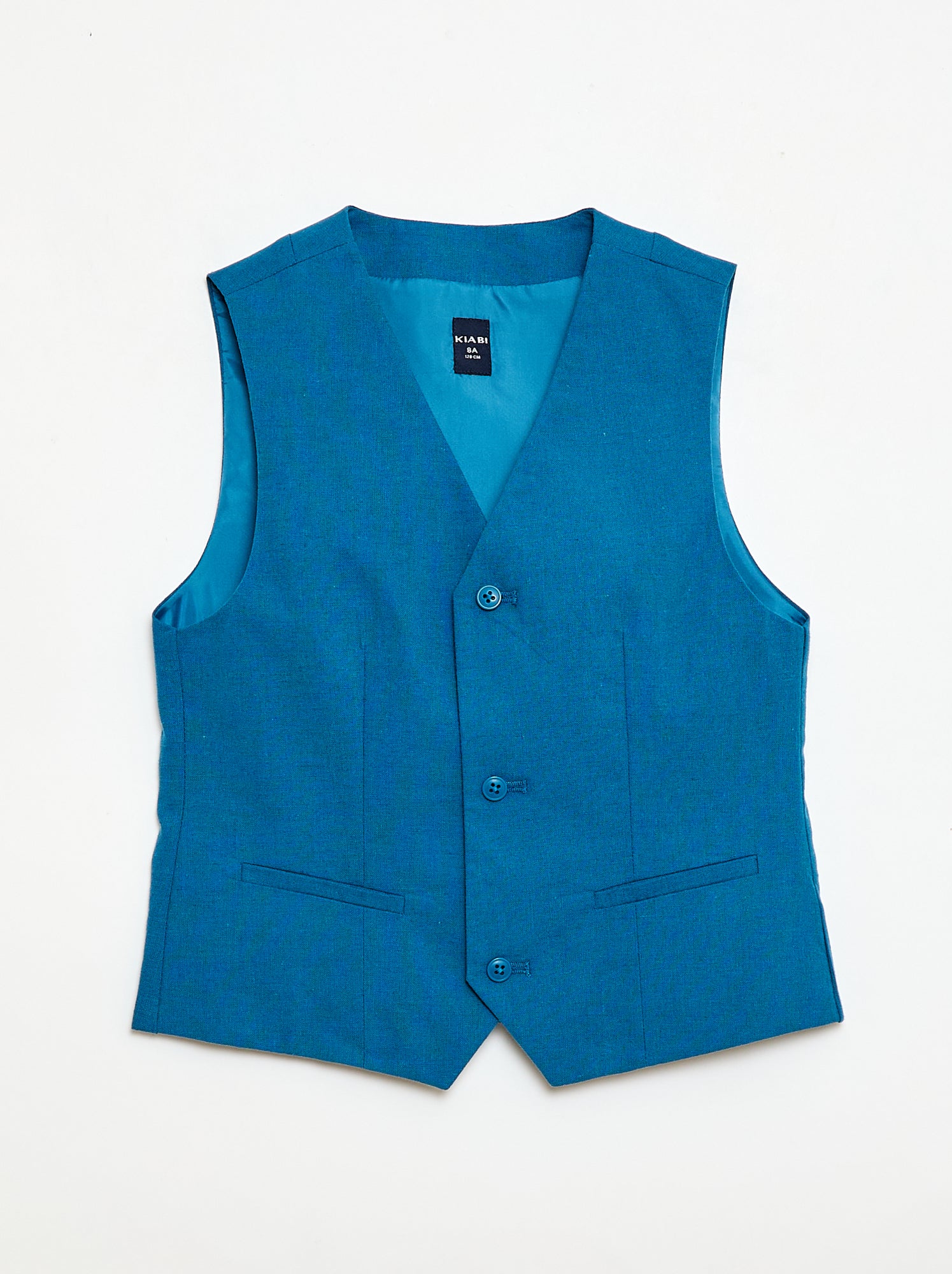 Gilet de costume sans manches - Bleu