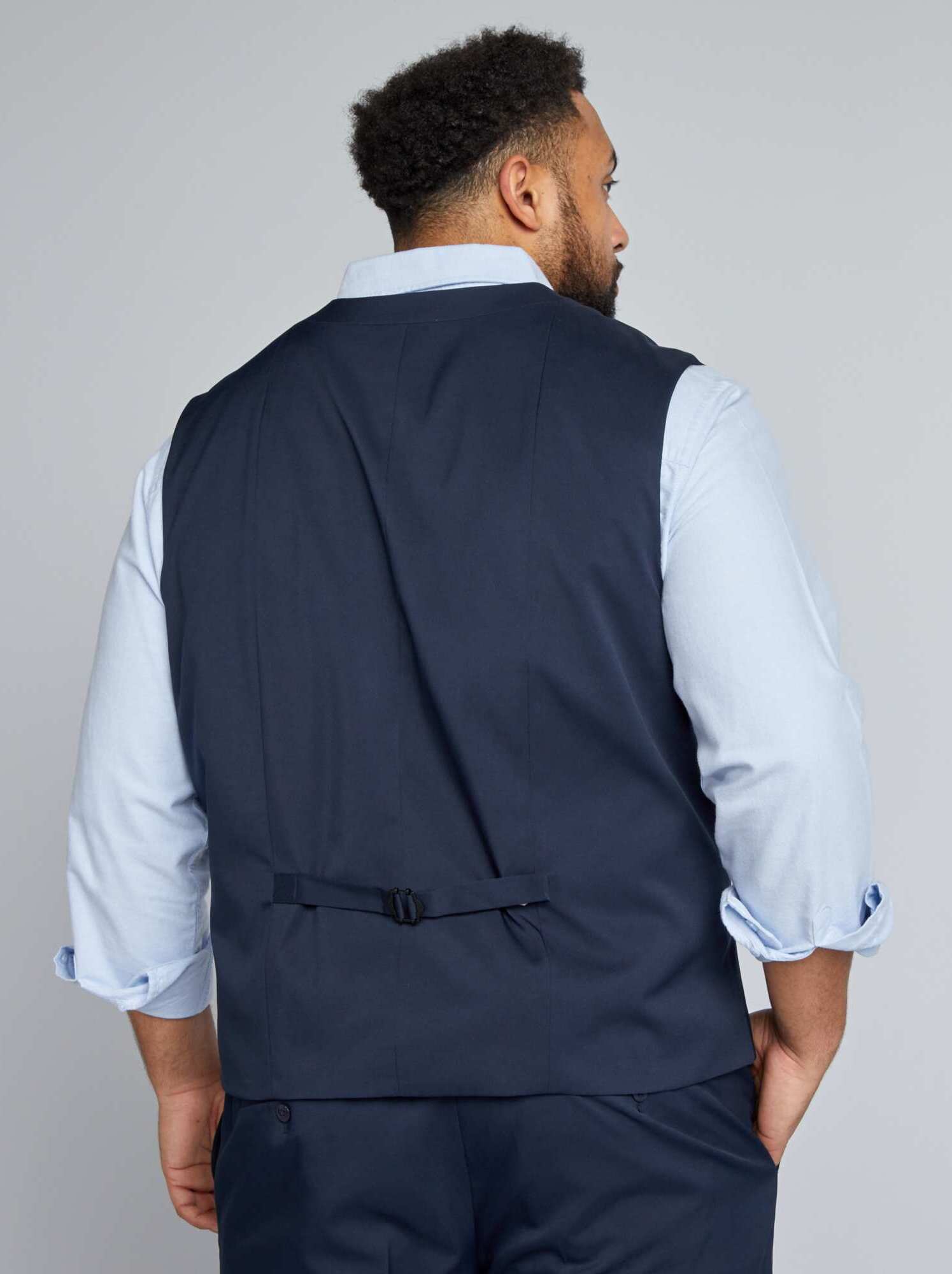 Gilet de costume slim - Marine