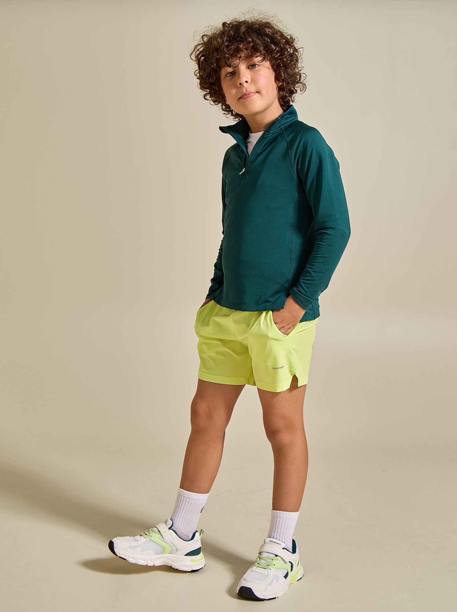 Gilet de sport col camionneur - (ekstract) - Vert