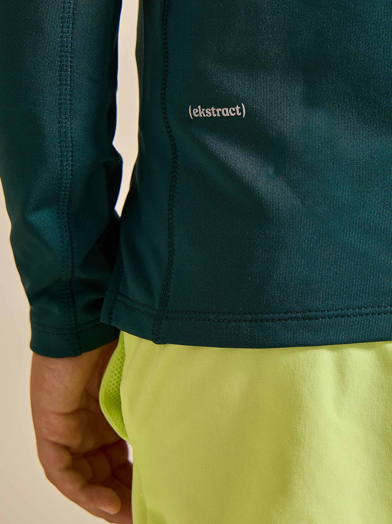 Gilet de sport col camionneur - (ekstract) - Vert