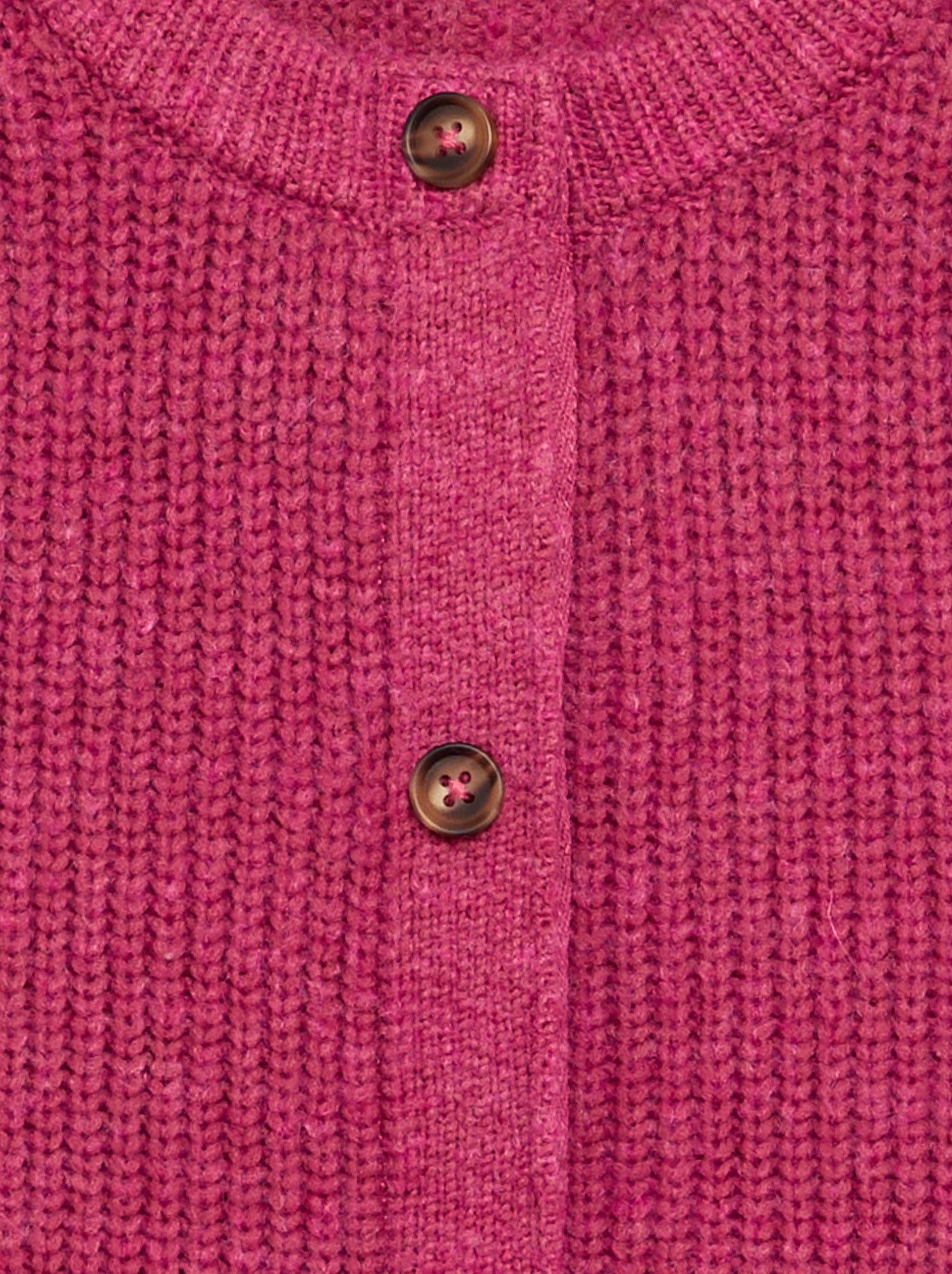 Gilet en maille chaude - collection facile à enfiler - Violet