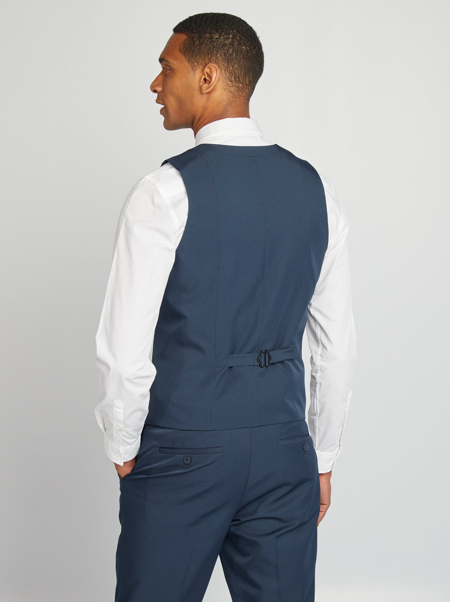 Gilet 'garçon de café' - Bleu