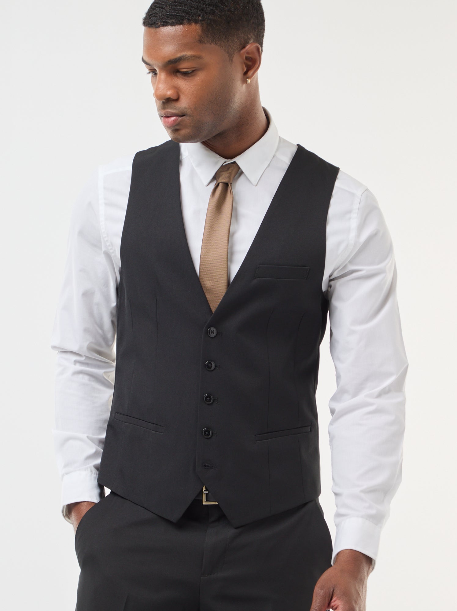 Gilet 'garçon de café' - noir