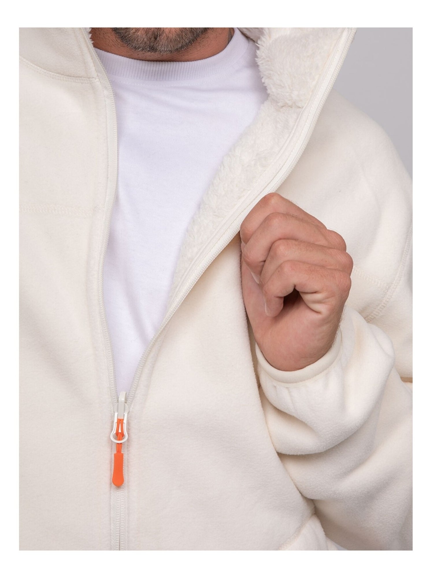 Gilet réversible WOGAMO - Ecru
