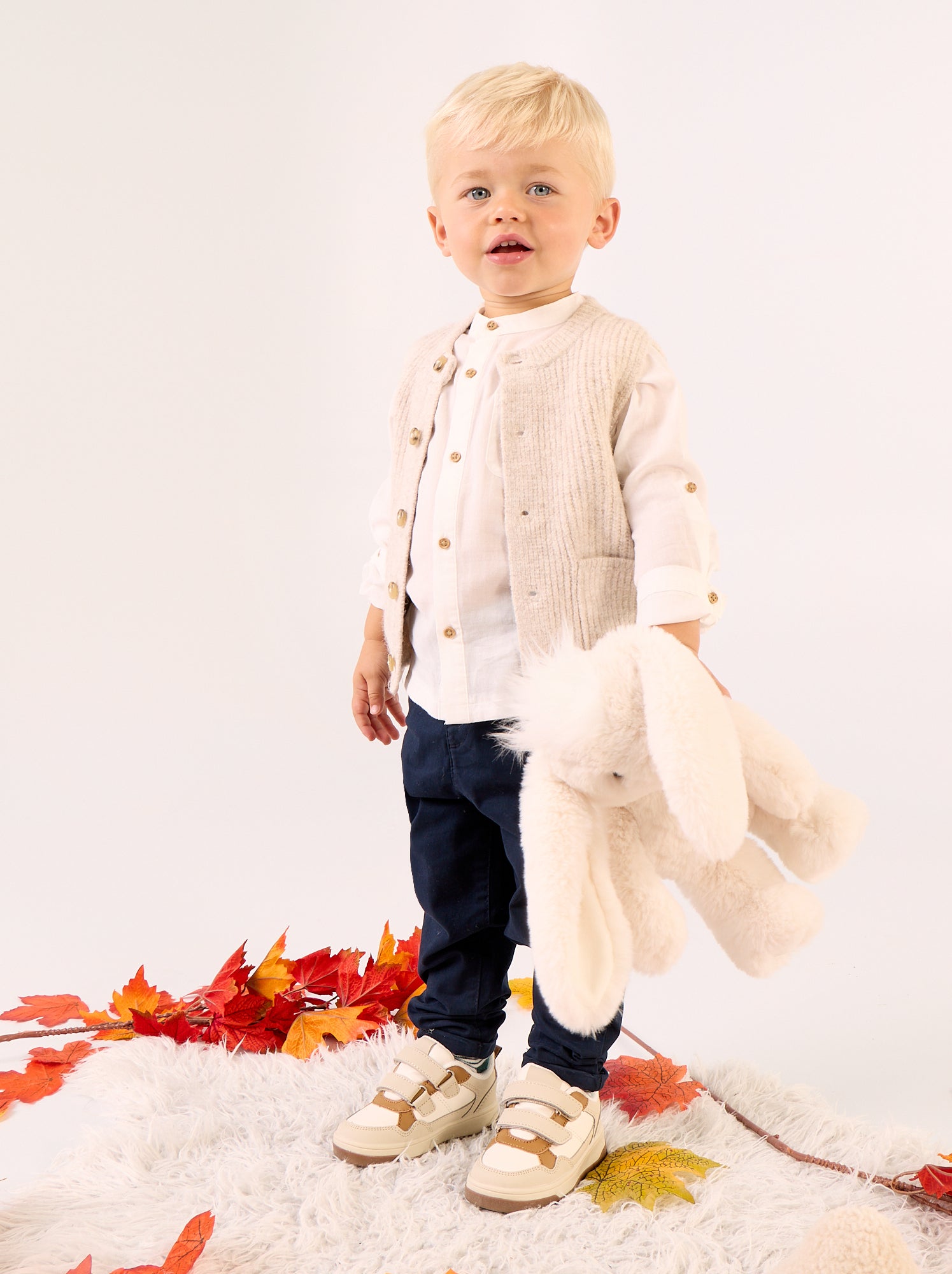Gilet sans manches avec poches - Beige