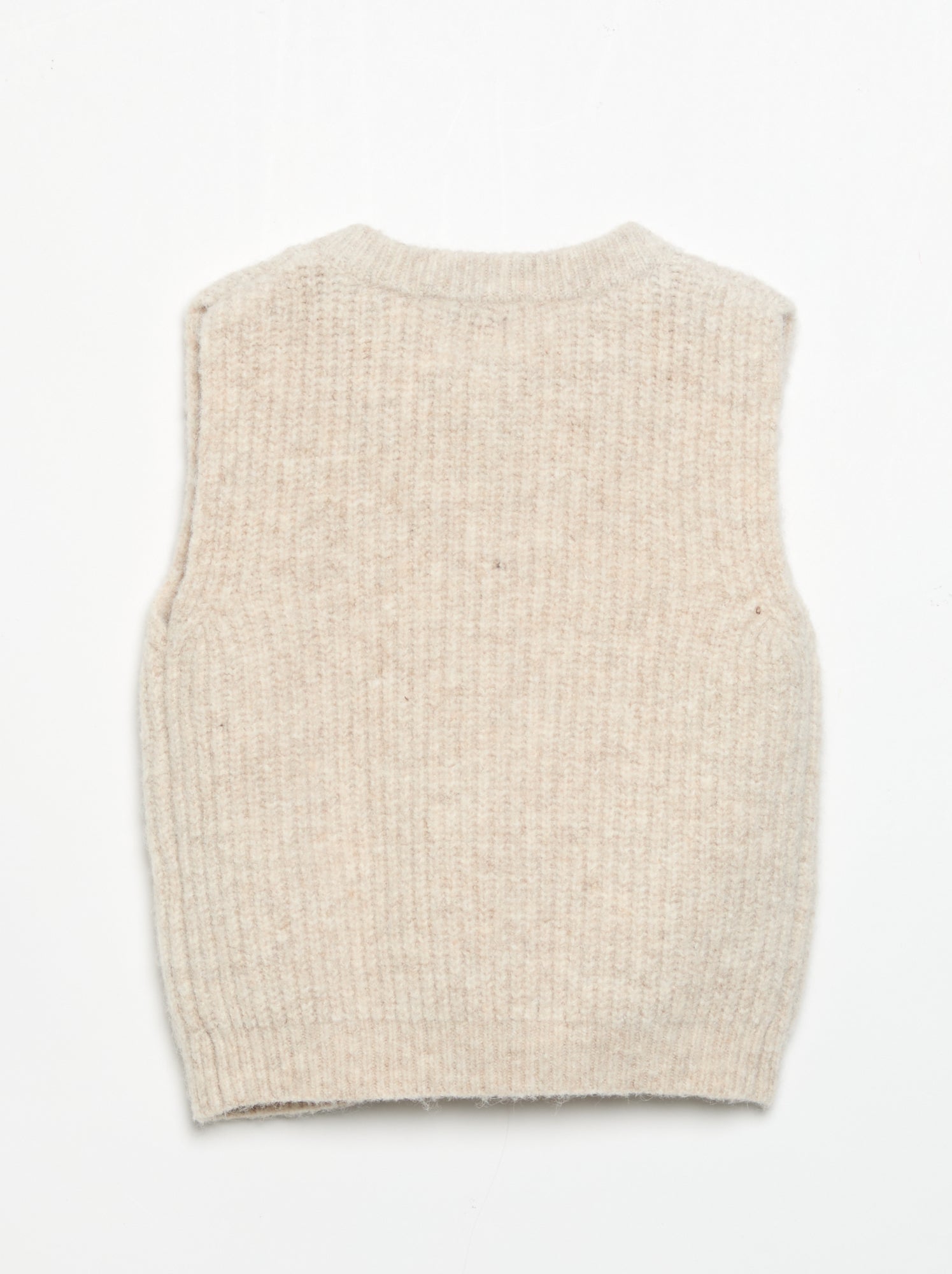 Gilet sans manches avec poches - Beige