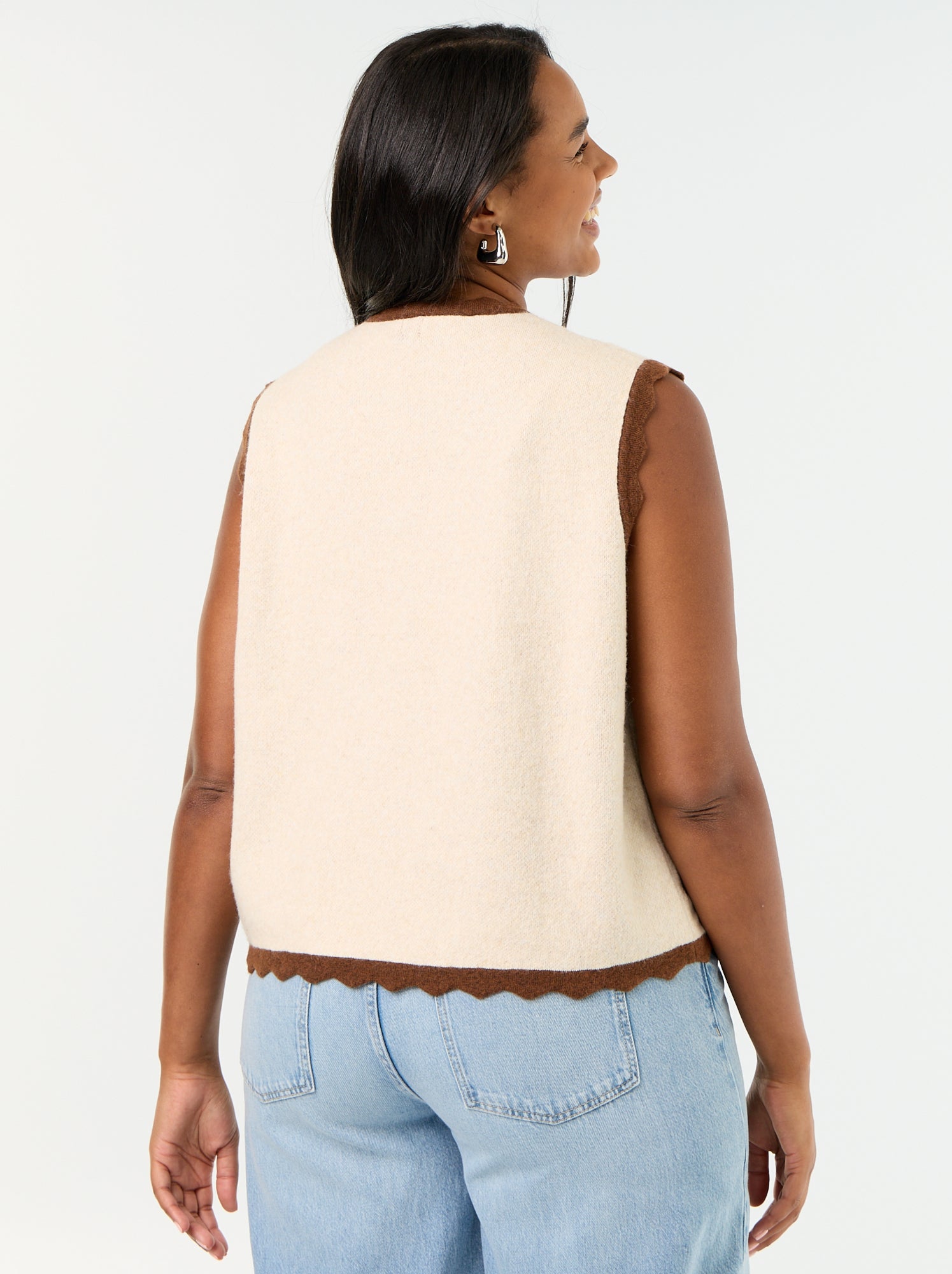 Gilet sans manches - Beige