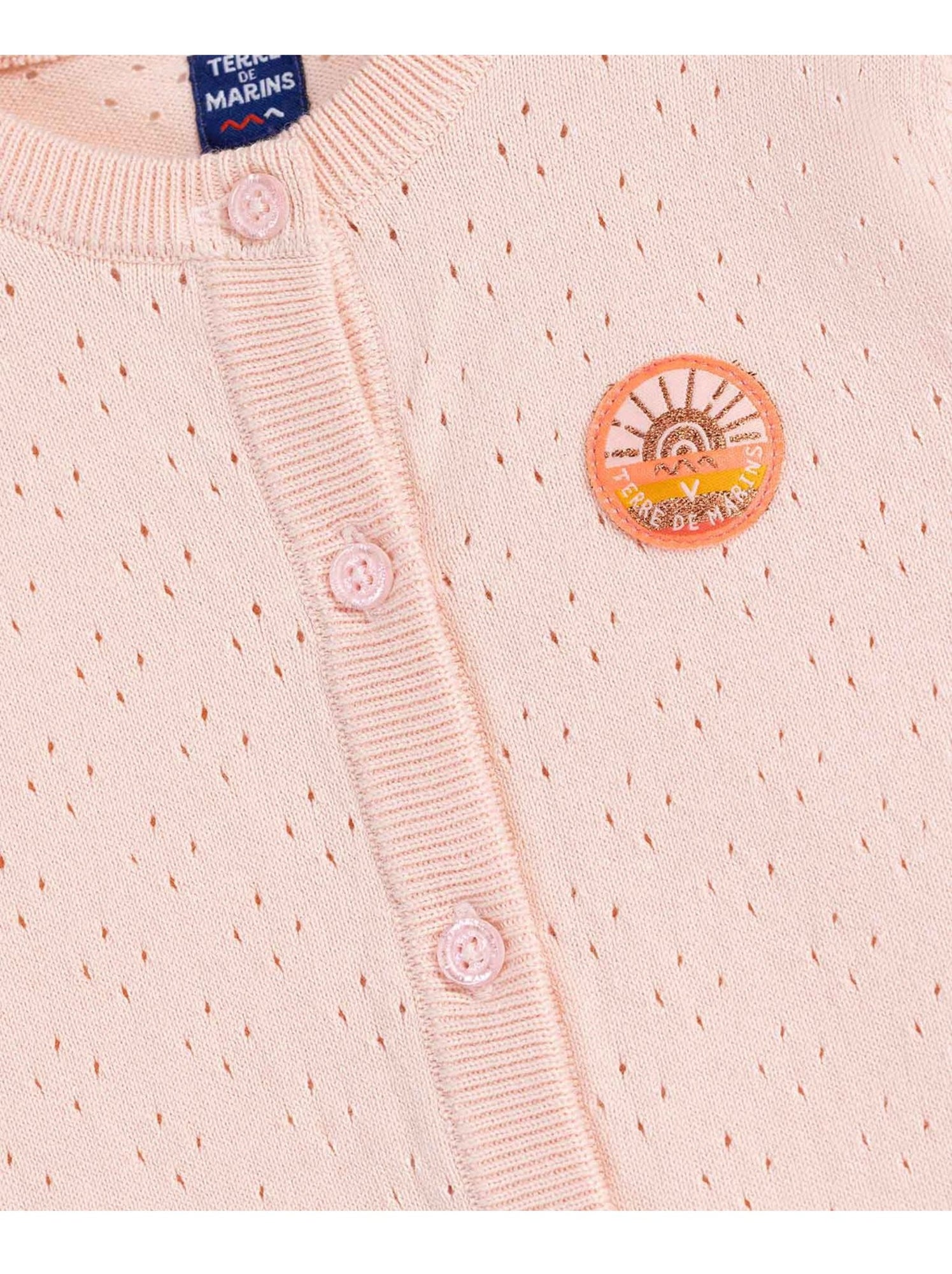 Gilet - terre de marins - Rose