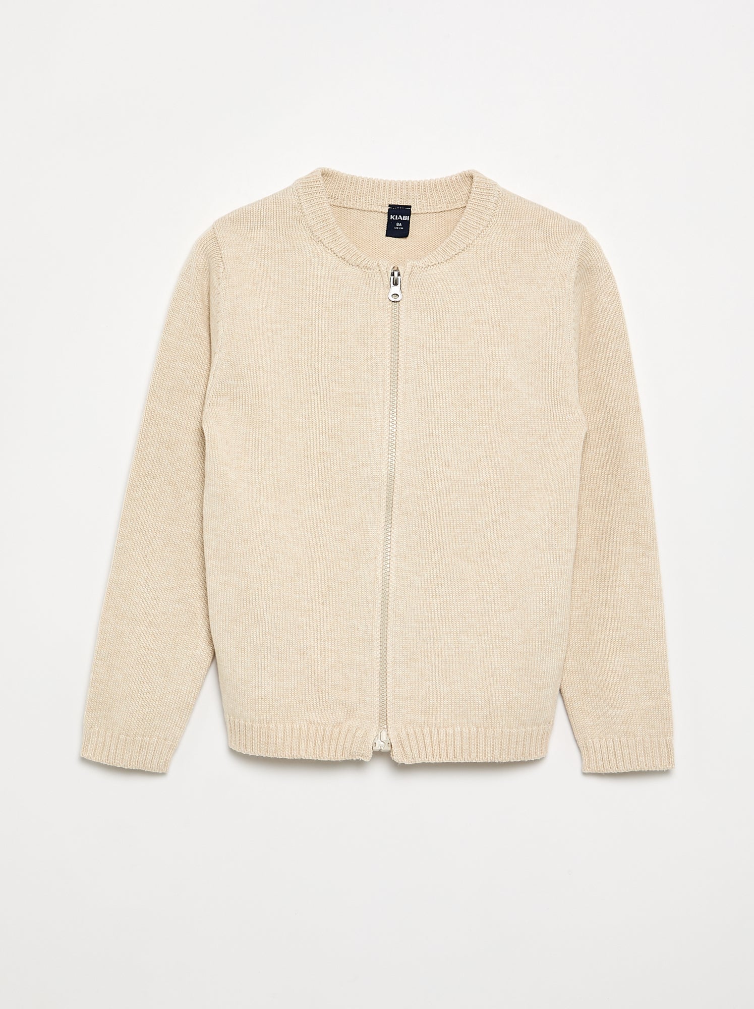 Gilet zippé - collection facile à enfiler - Beige