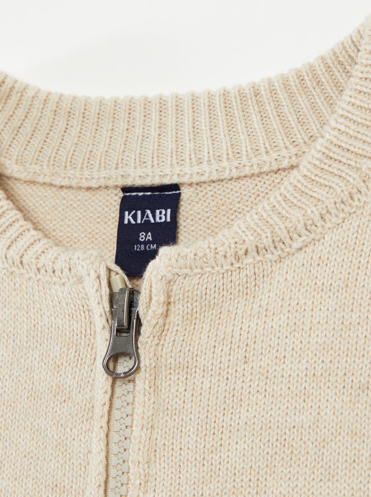 Gilet zippé - collection facile à enfiler - Beige
