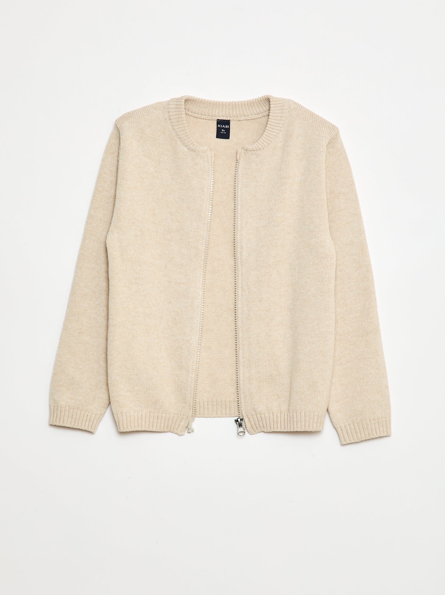 Gilet zippé - collection facile à enfiler - Beige