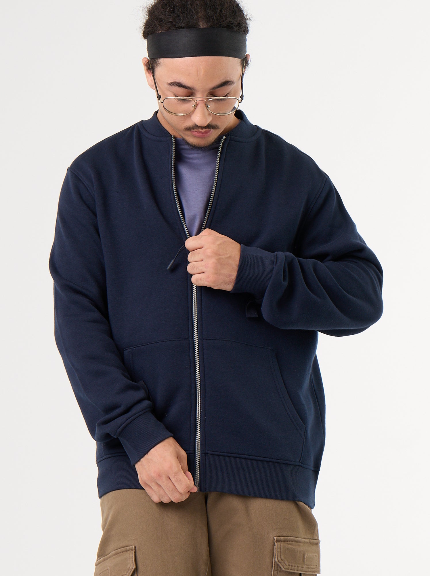 Gilet zippé - facile à enfiler - Bleu