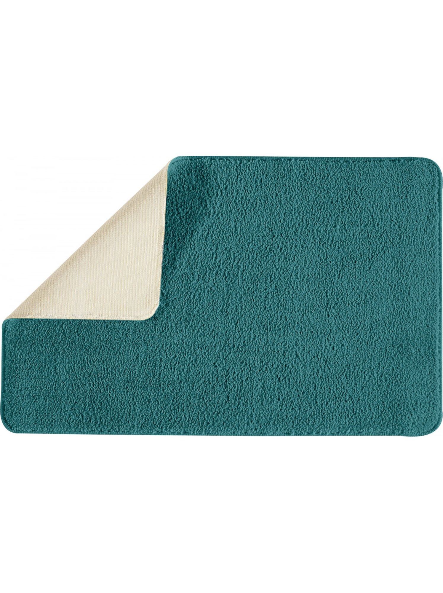 Guy levasseur - tapis de bain uni 50x80 en polyester - Bleu paon