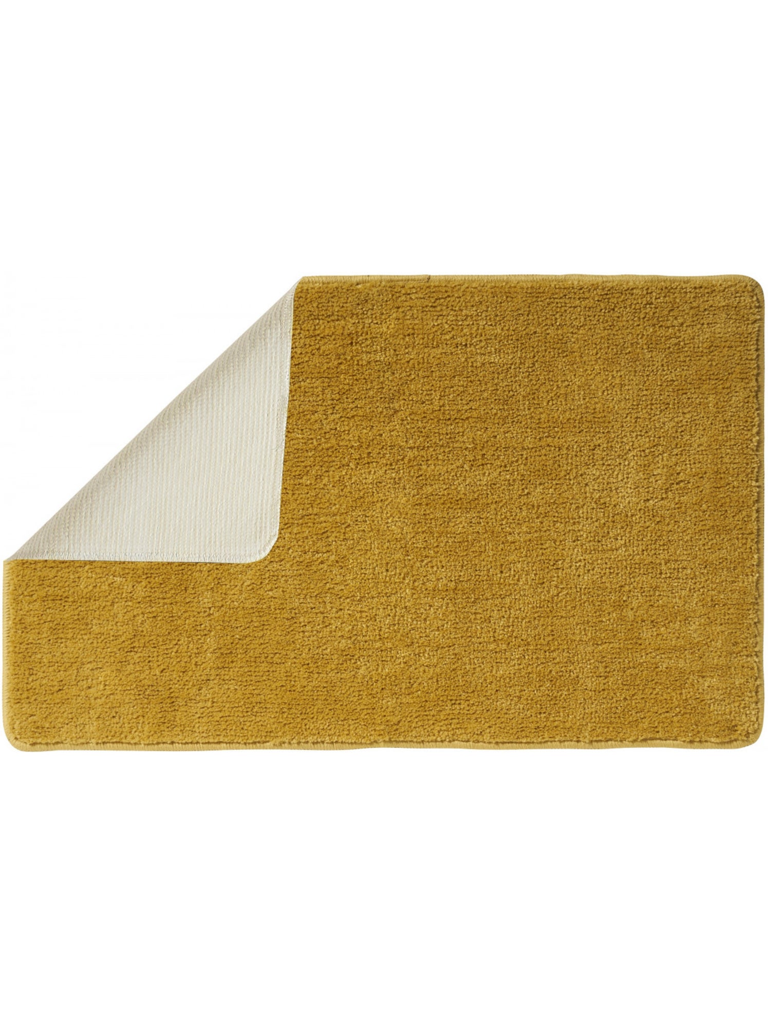 Guy levasseur - tapis de bain uni 50x80 en polyester - Miel