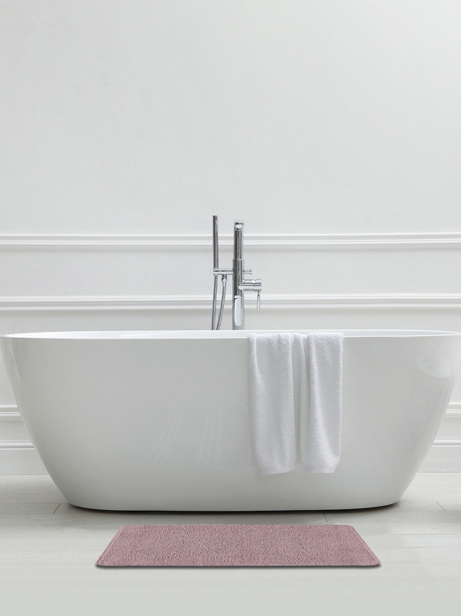 Guy levasseur - tapis de bain uni 50x80 en polyester - Parme