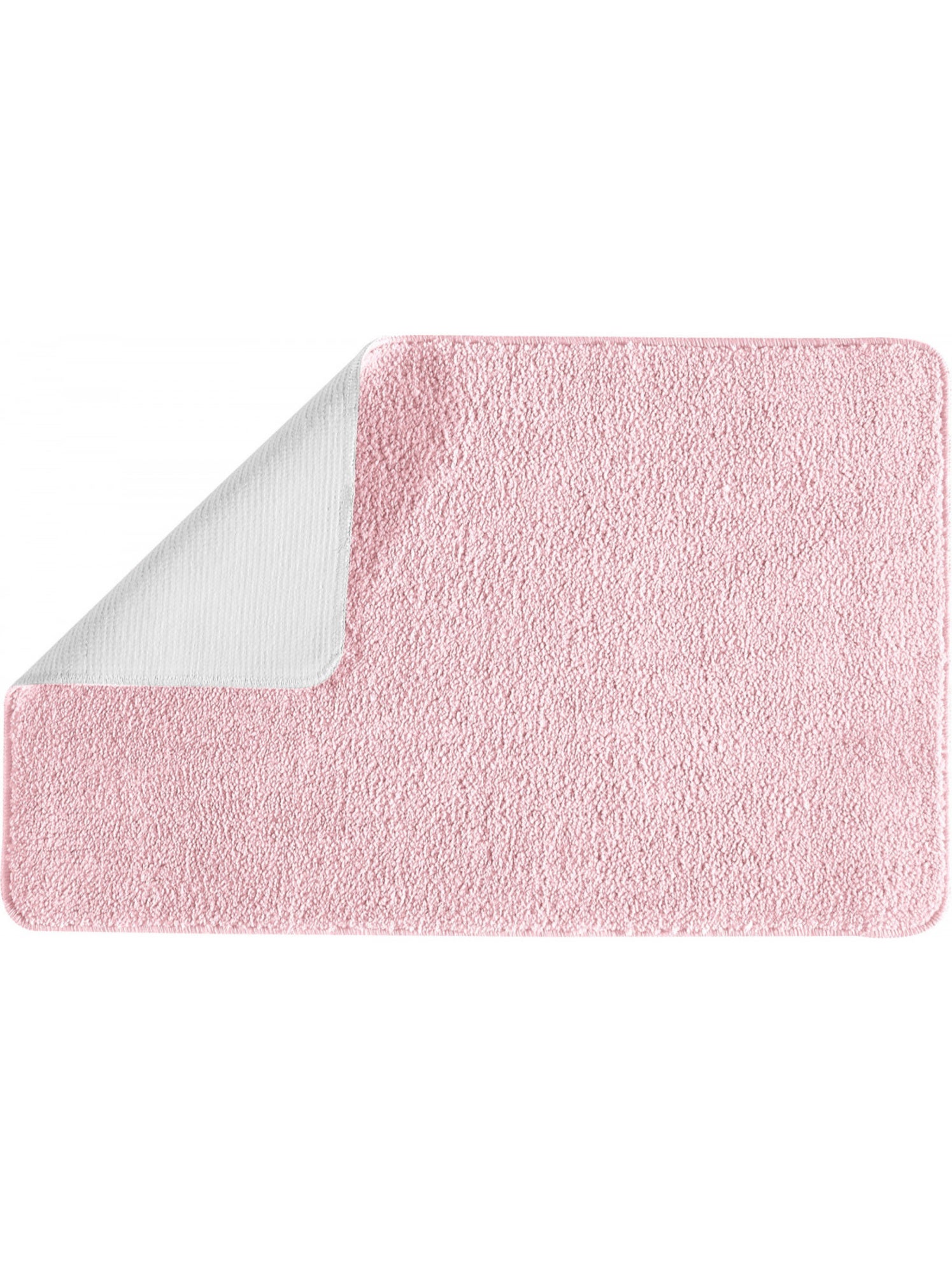 Guy levasseur - tapis de bain uni 50x80 en polyester - Rose fushia
