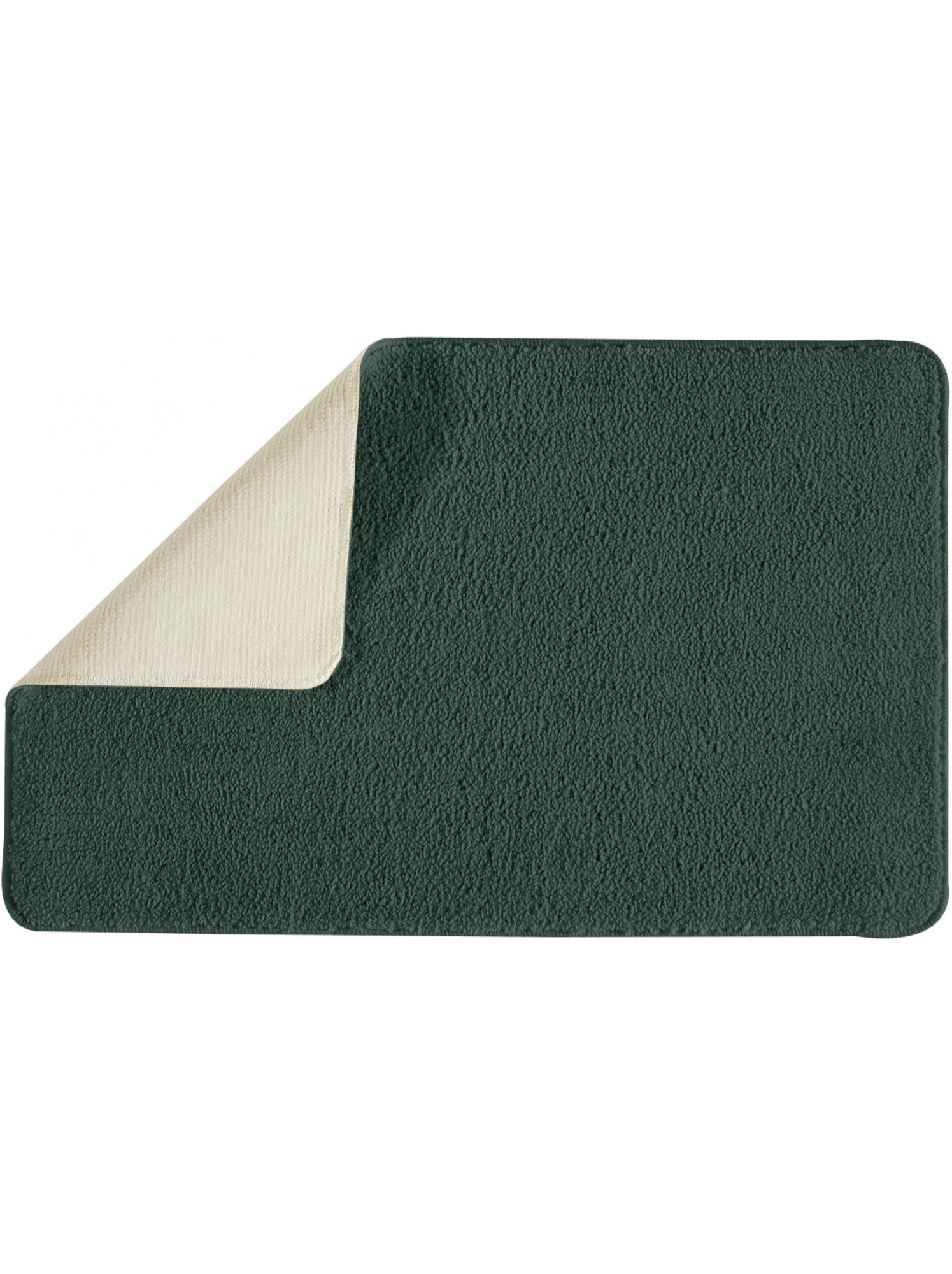 Guy levasseur - tapis de bain uni 50x80 en polyester - Vert sapin