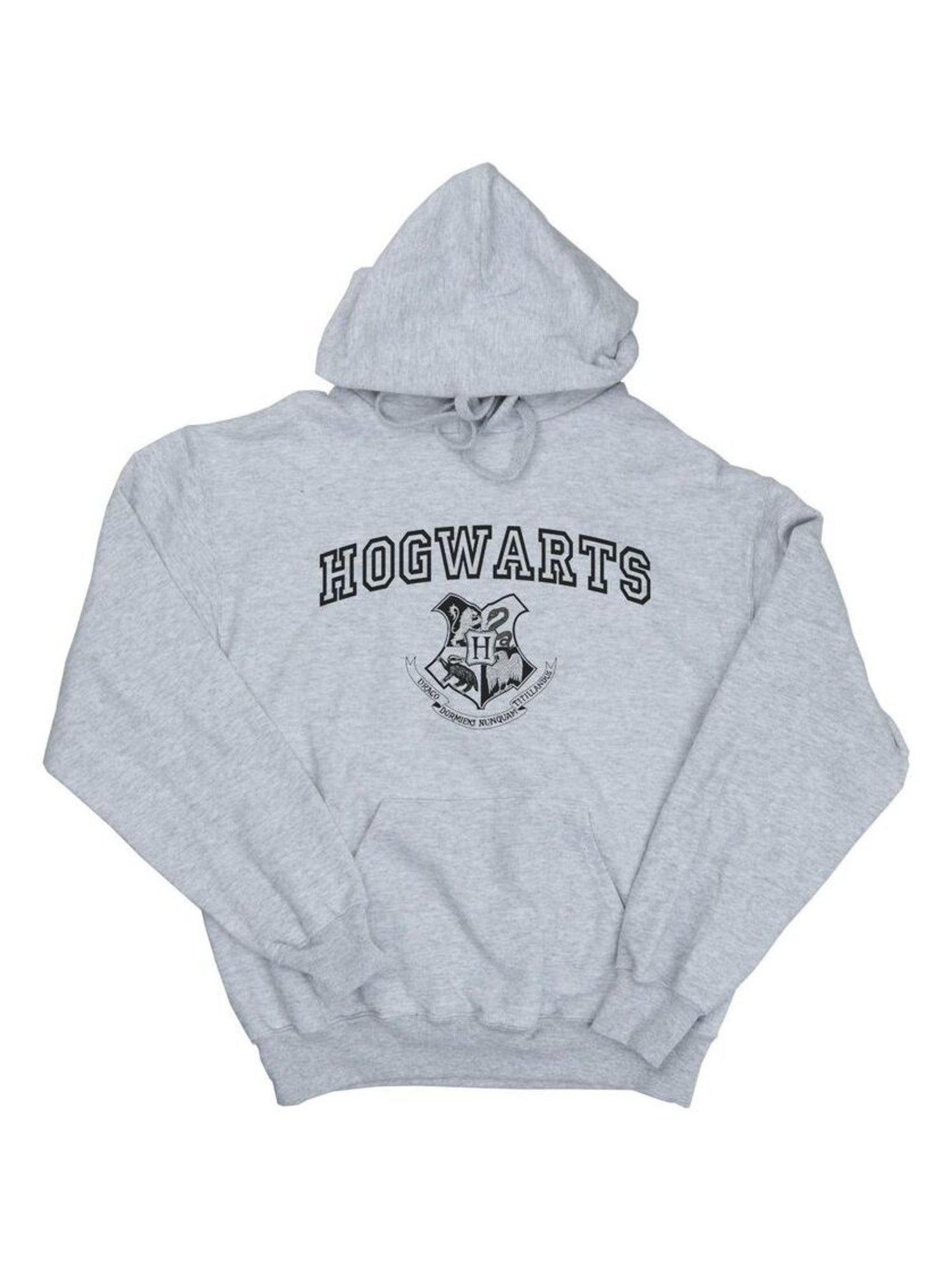 Harry Potter - Sweat à capuche HOGWARTS - Gris chiné