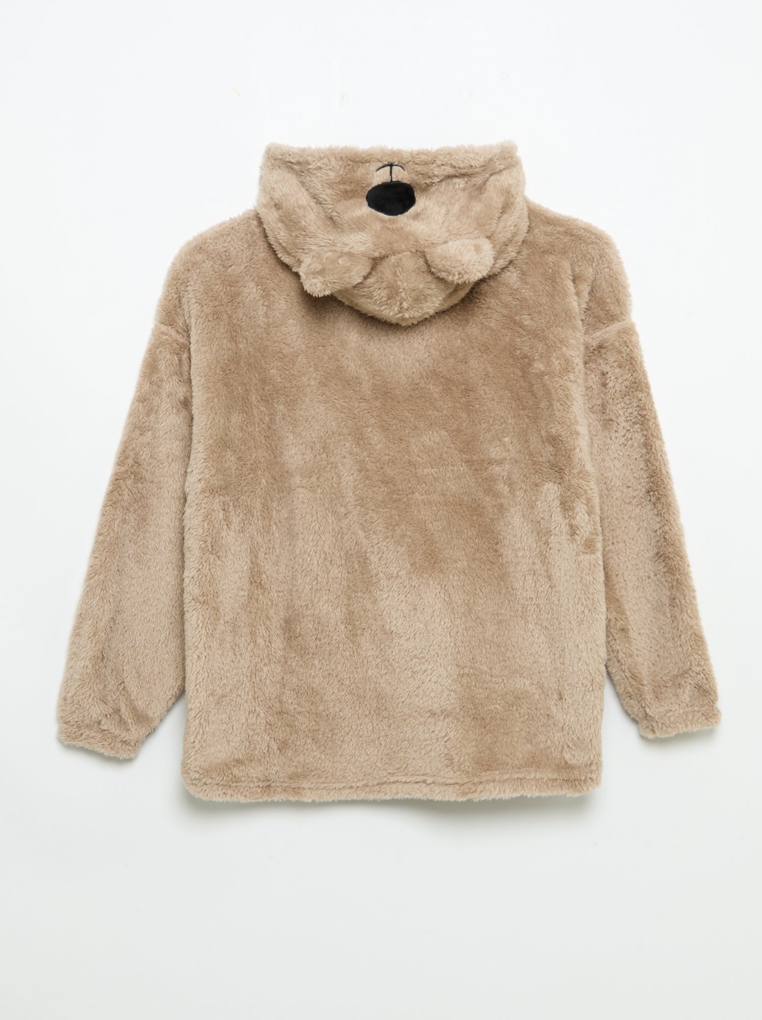 Hoodies en maille peluche - Beige